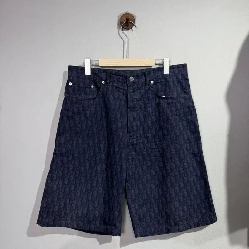 Dior Dior Casual Black Cotton Shorts for Men 0089 Size US 27 - 1 Thumbnail