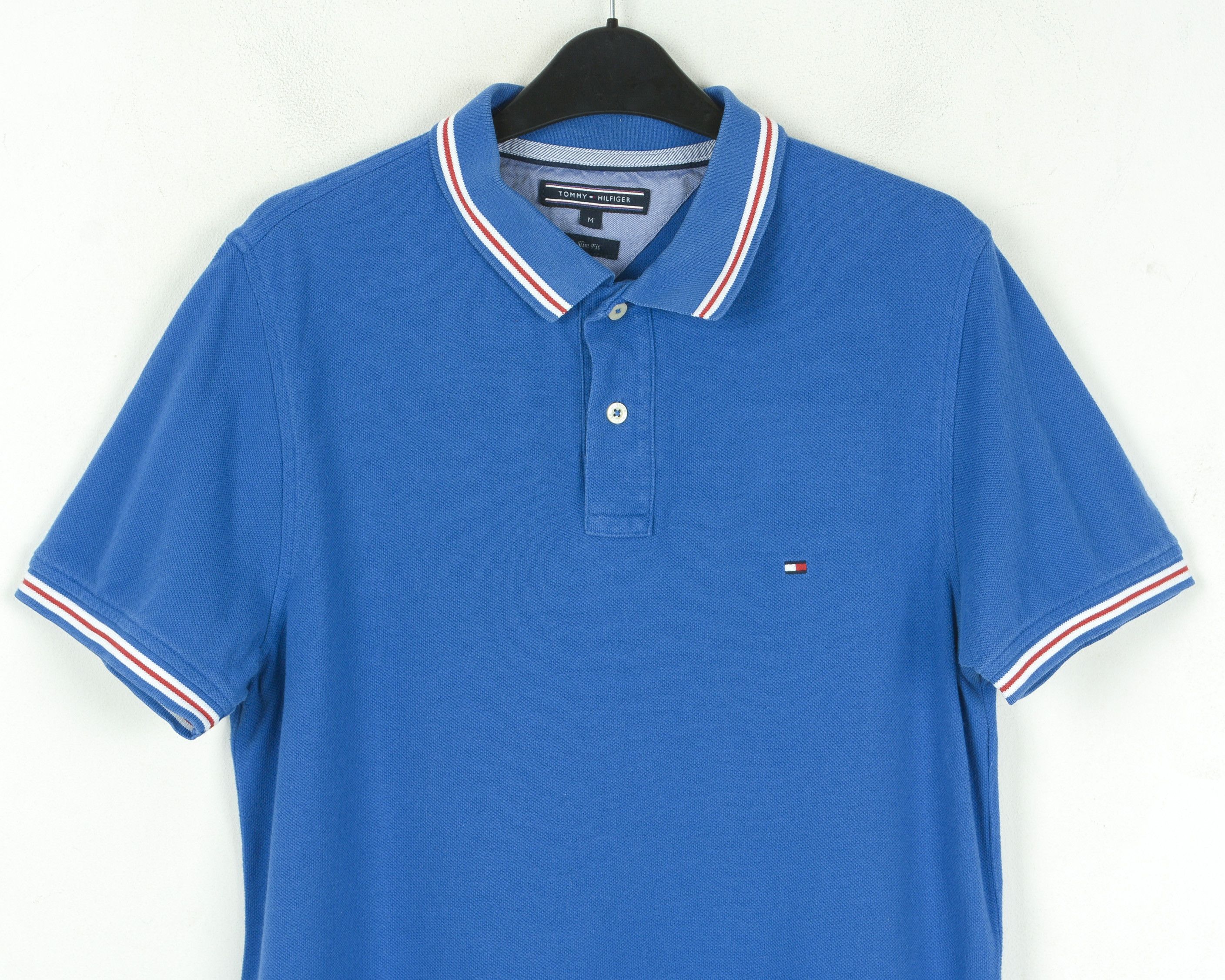 Tommy Hilfiger Polo Shirt M Short Sleeve Casual Slim Fit Summer office Size US M / EU 48-50 / 2 - 5 Thumbnail