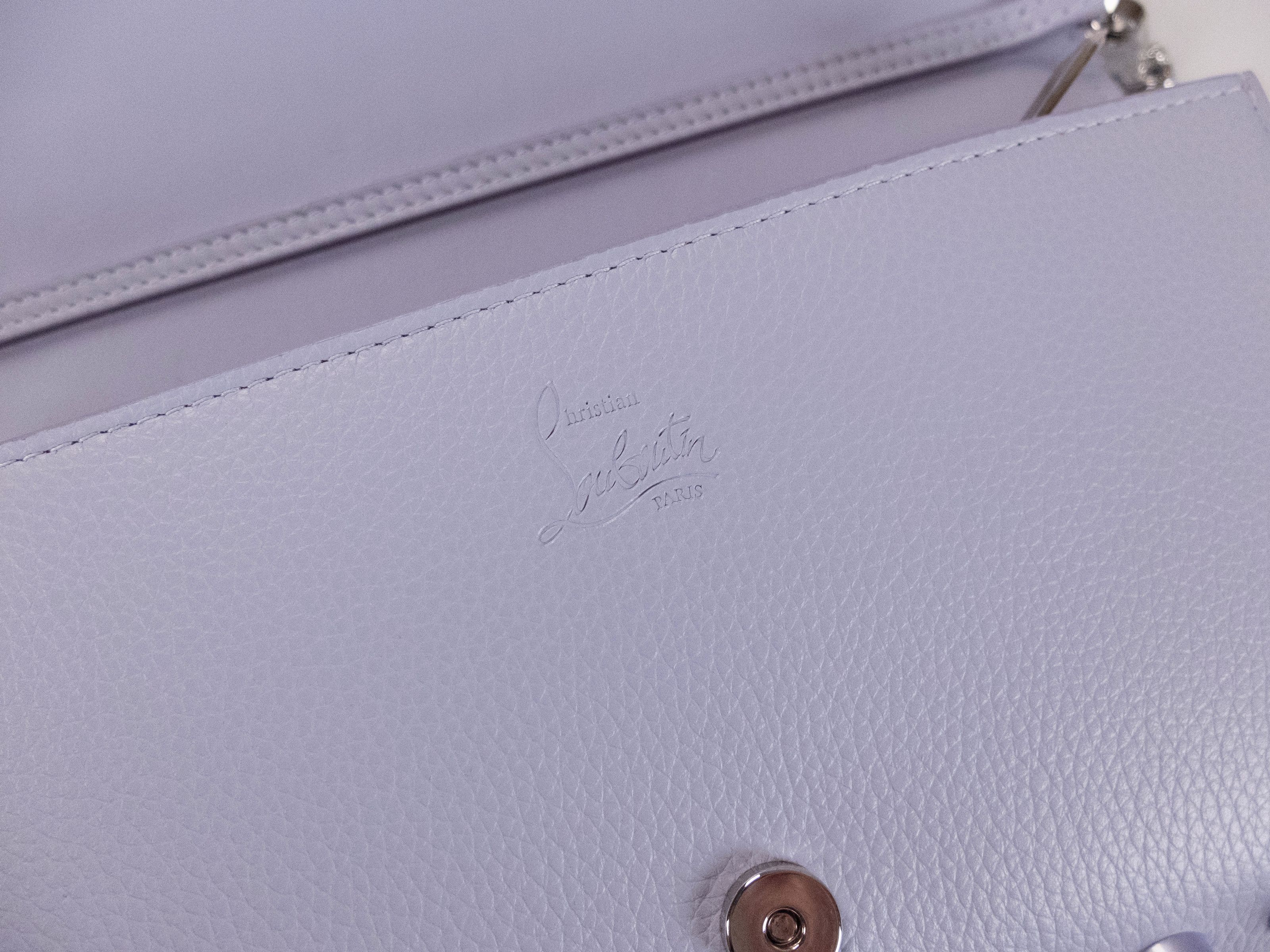 Christian Louboutin CHRISTIAN LOUBOUTIN Paloma lilac skylight studs shoulder bag Size ONE SIZE - 11 Thumbnail