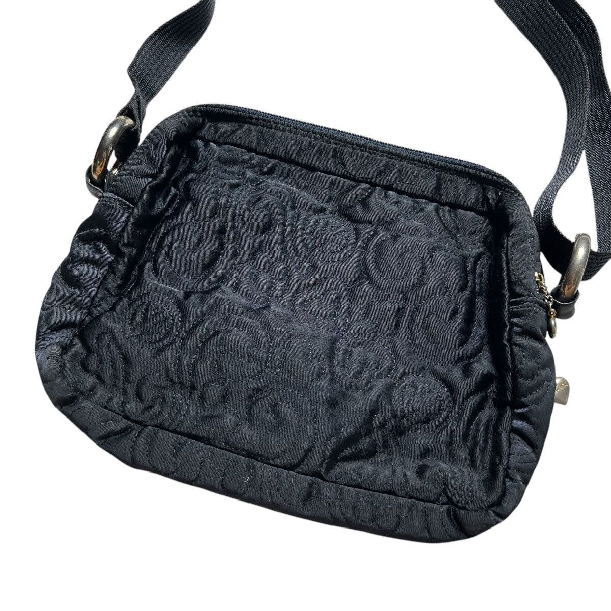 Moschino Moschino Embroidery Logo Shoulder Bag Size ONE SIZE - 4 Thumbnail
