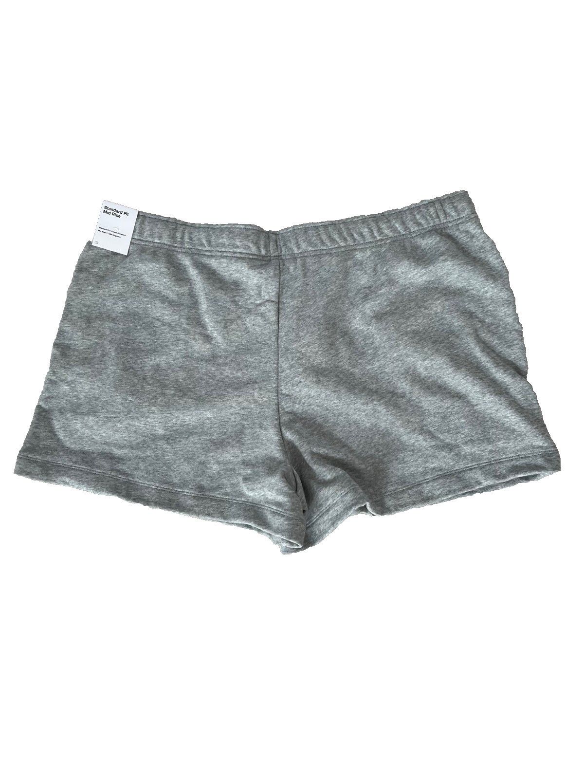 Nike Nike DQ5802 Fleece Mid-Rise Shorts Grey ( XXL ) Size 24" / US 00 / IT 34 - 5 Thumbnail