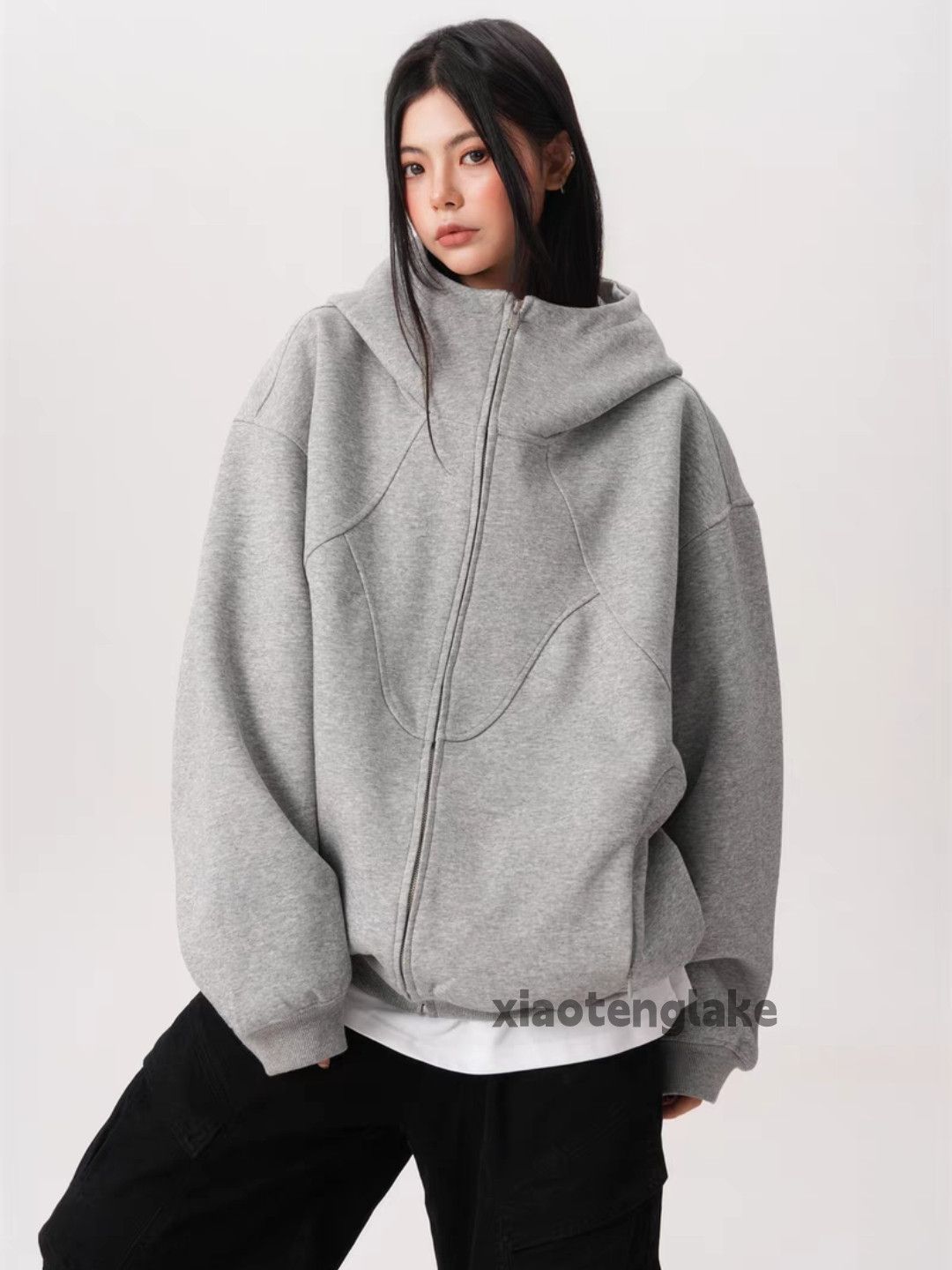 Vintage unisex outdoor utility patchwork sports loose hoodie Size US S / EU 44-46 / 1 - 5 Thumbnail