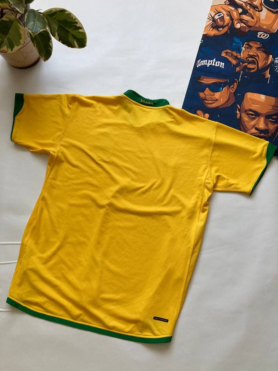 Nike Vintage 2006 2007 Nike Brasil Jersey Size US XL / EU 56 / 4 - 9 Thumbnail