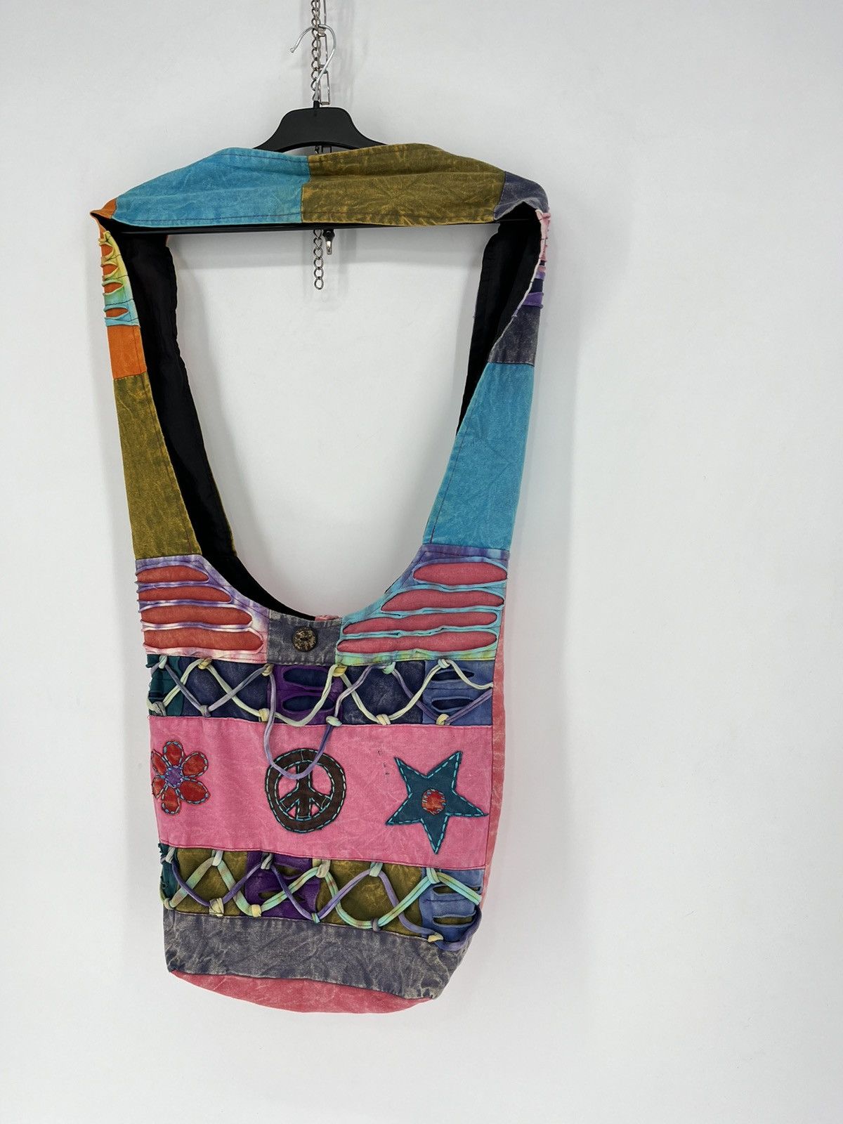 Japanese Brand Vintage Y2K Japanese Shopper Crossbody Hippie Bag Style Size ONE SIZE - 4 Thumbnail