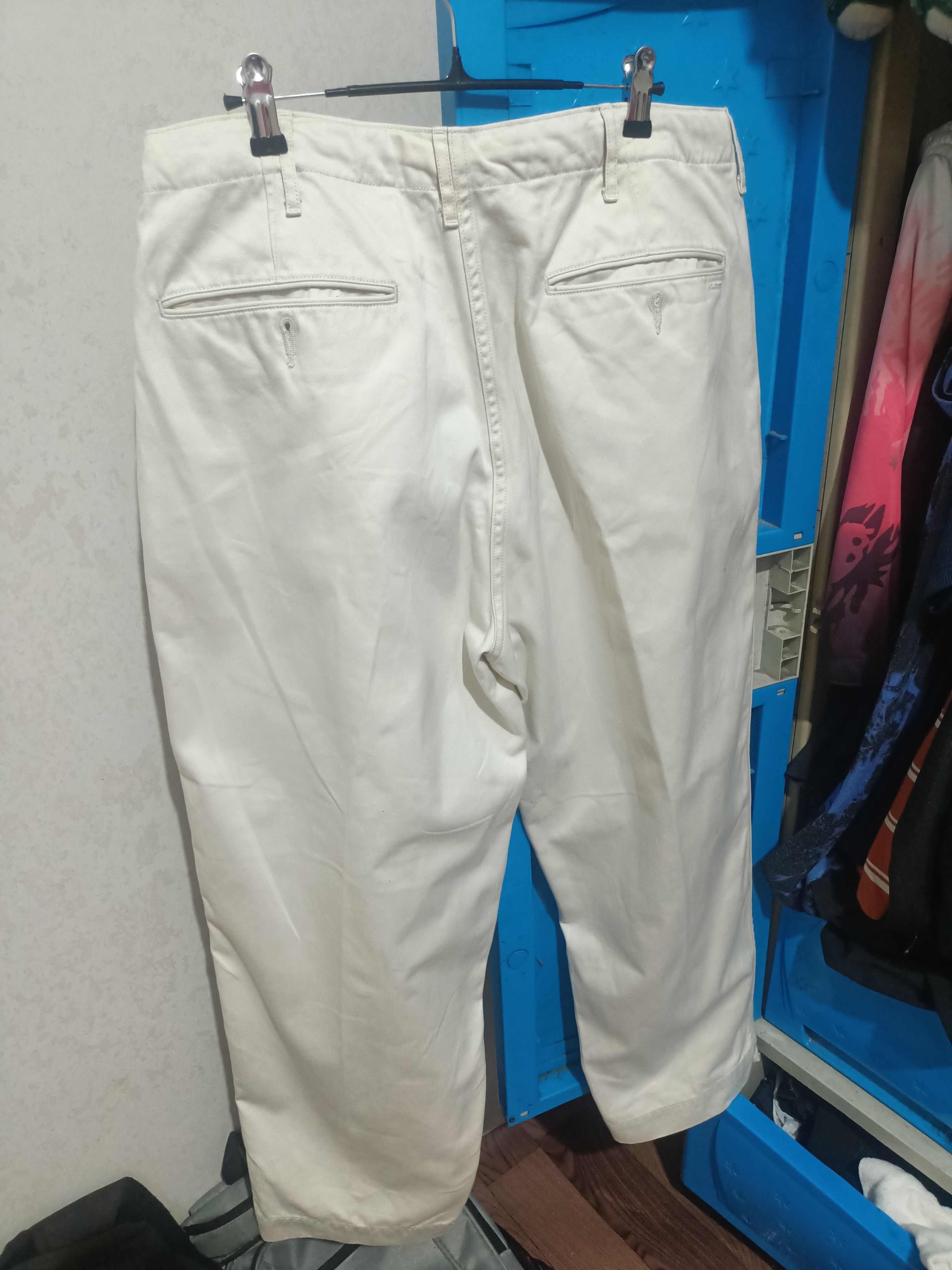 Beams Japan Beams Japan Baggy Chino Beige Pants Size US 33 - 2 Thumbnail