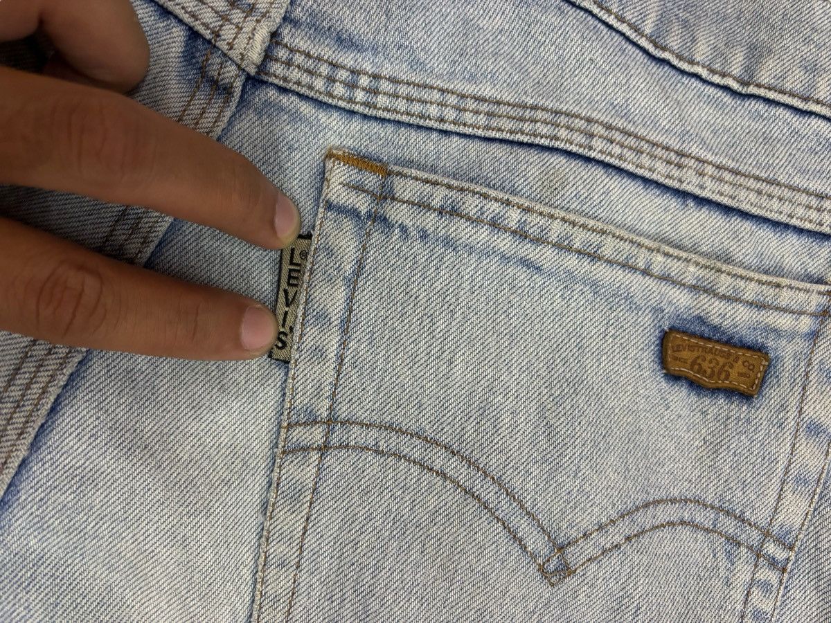 Levi's × Levi's Vintage Clothing × Vintage 90s Vintage Levi’s 636 Capital E Blue Washed Jeans Size US 28 / EU 44 - 6 Thumbnail