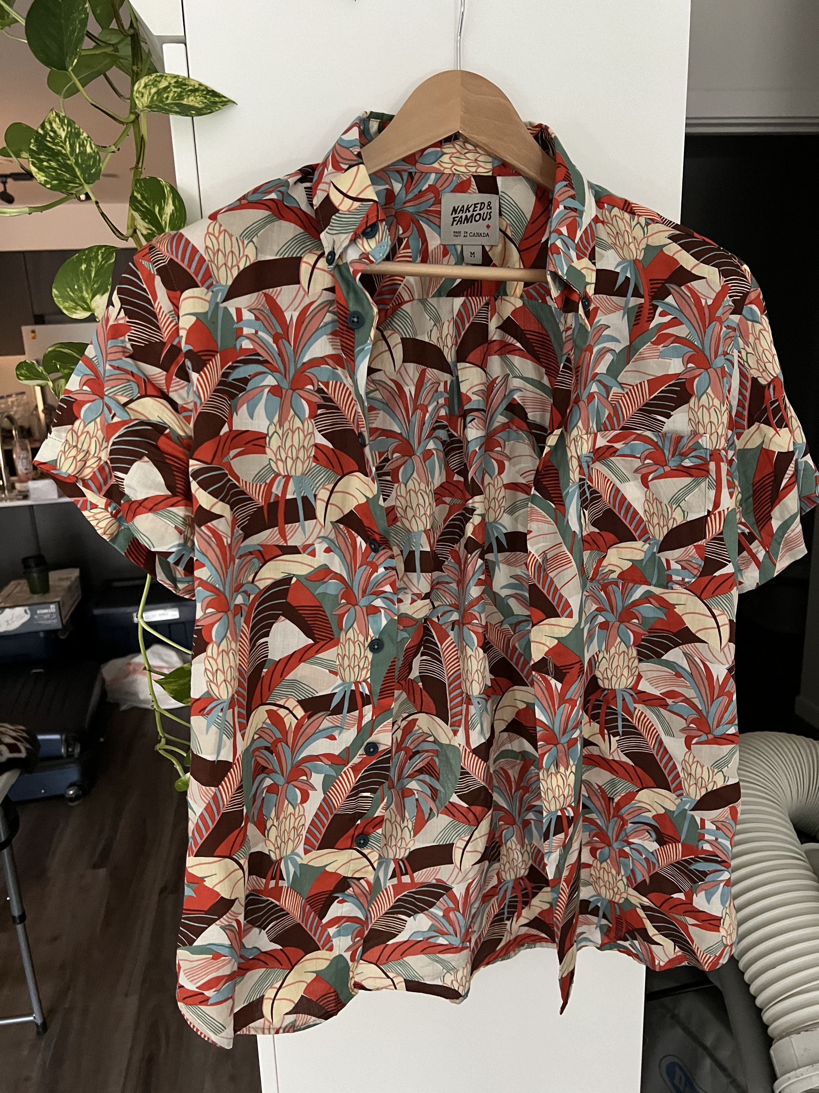 Naked & Famous Jungle Vacation Short-Sleeve Shirt Size US M / EU 48-50 / 2 - 1 Thumbnail