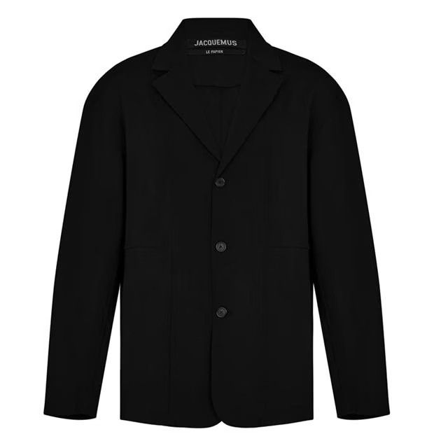 image of Jacquemus O1G2R1Mq0524 Blazers In Black, Men's (Size Medium)