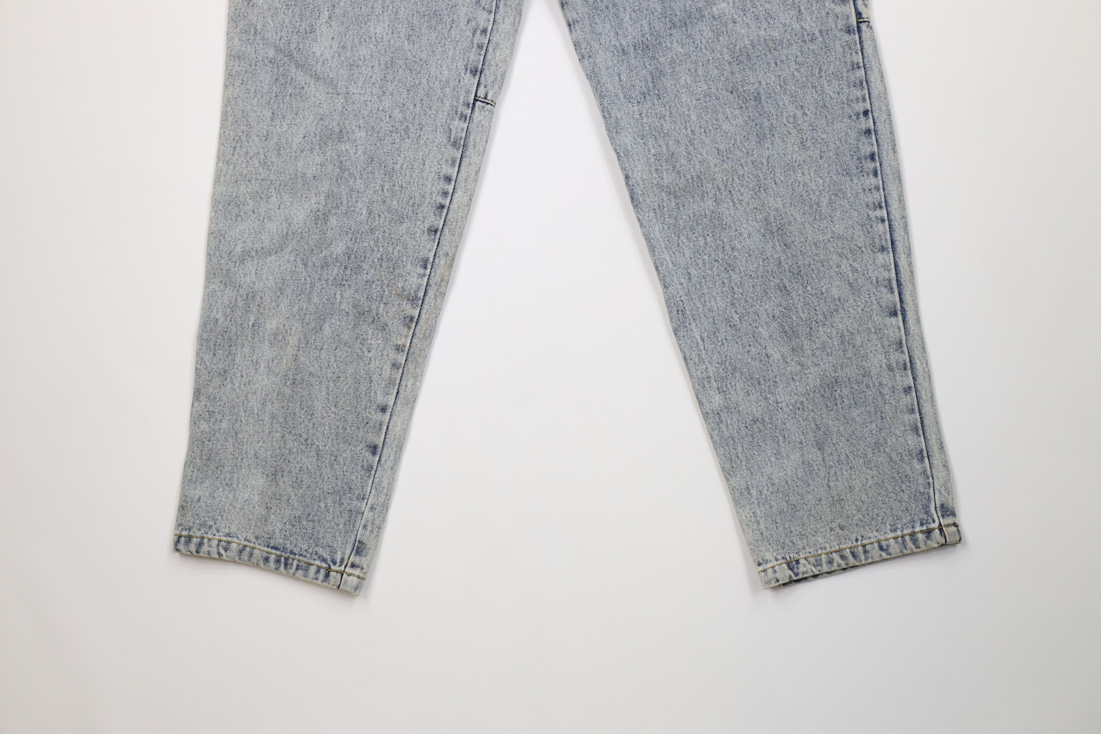 Vintage Deadstock Vintage 90s Streetwear Trim Acid Wash Denim Jeans Size 32" / US 10 / IT 46 - 4 Thumbnail