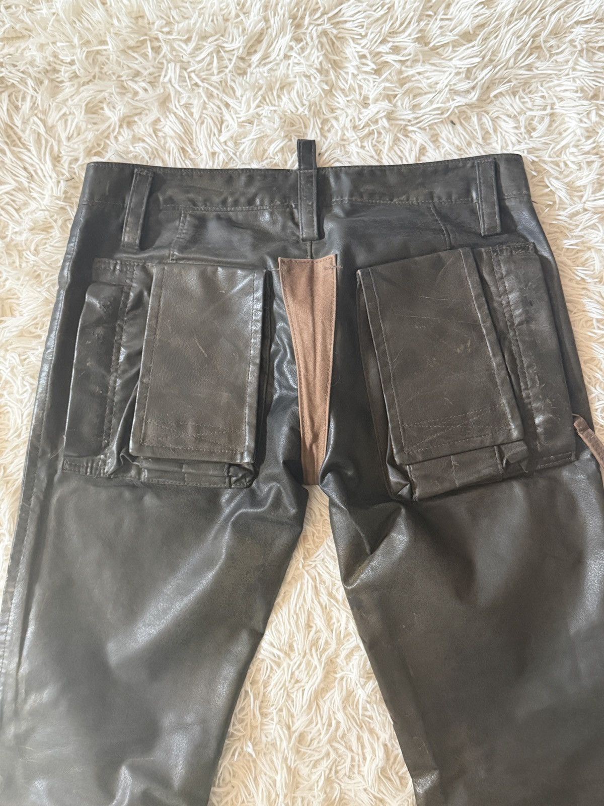 Dsquared2 Dsquard2 03aw Leather Pants Size US 30 / EU 46 - 3 Thumbnail