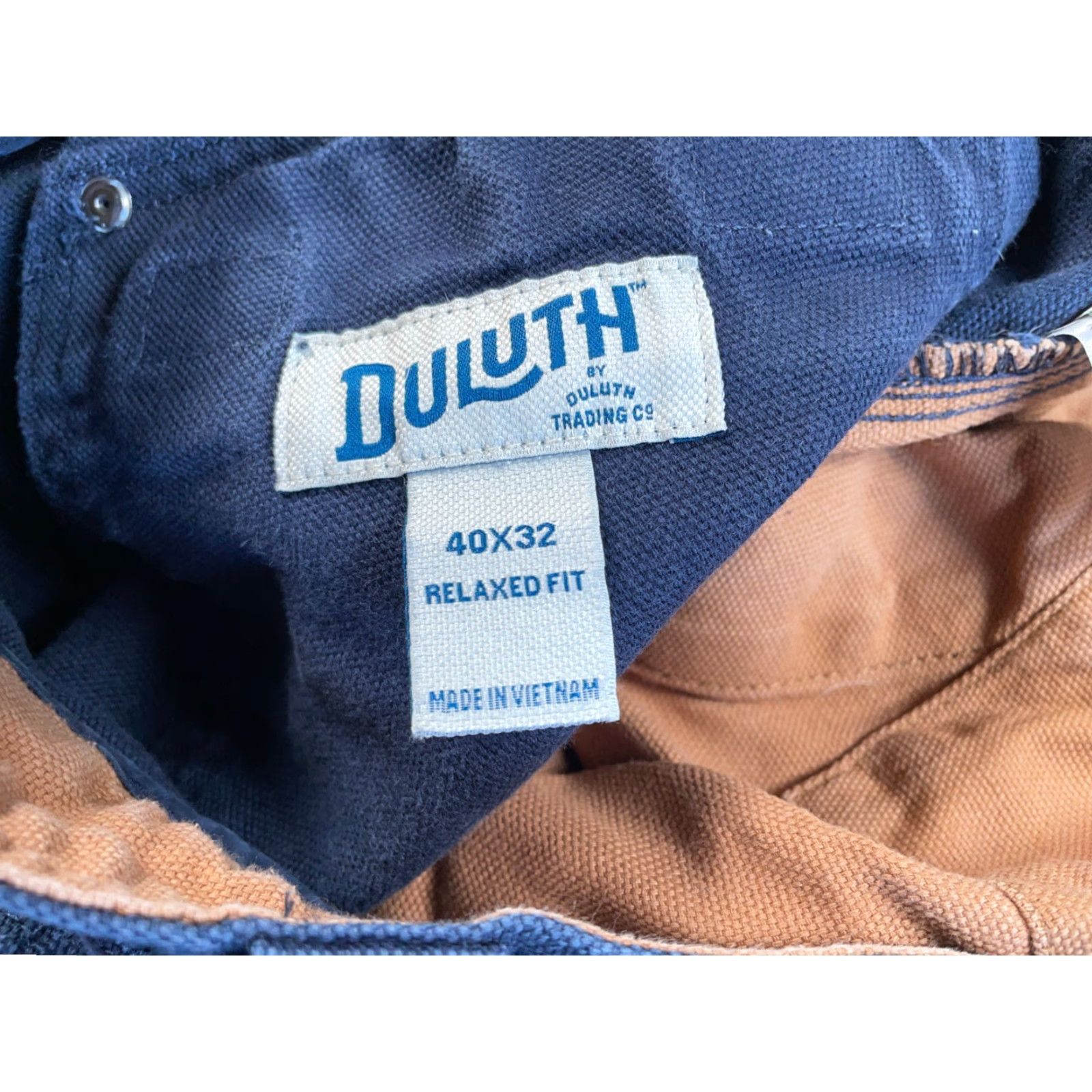 Vintage VINTAGE Duluth Men's Cargo Pants Workwear Relaxed Fit Blue Cotton 38 x 29 Outdoor Size US 38 / EU 54 - 3 Thumbnail