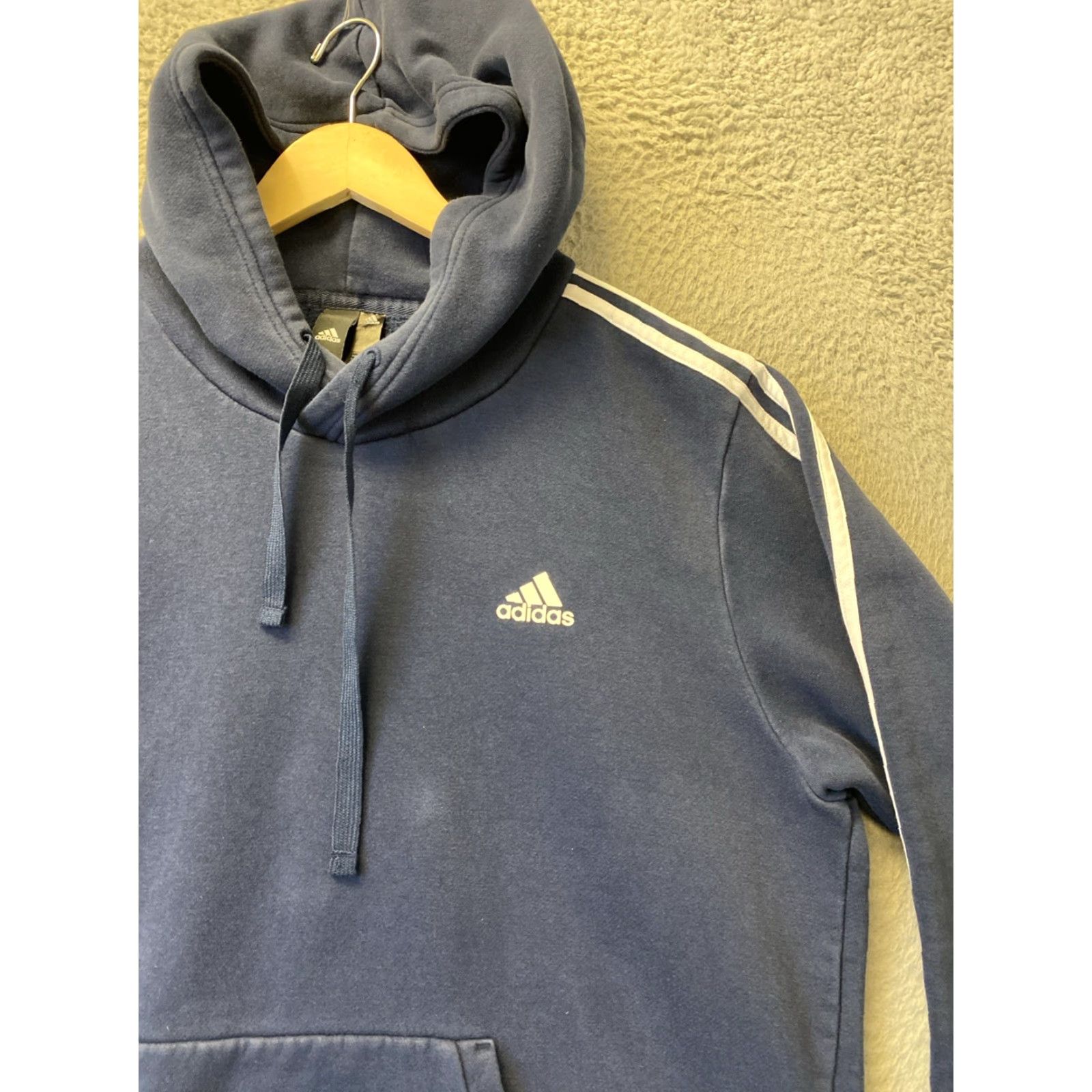 Adidas Adidas Men's Original Trefoil Pullover Hoodie L Blue Activewear Casual Streetwear Size US L / EU 52-54 / 3 - 2 Thumbnail