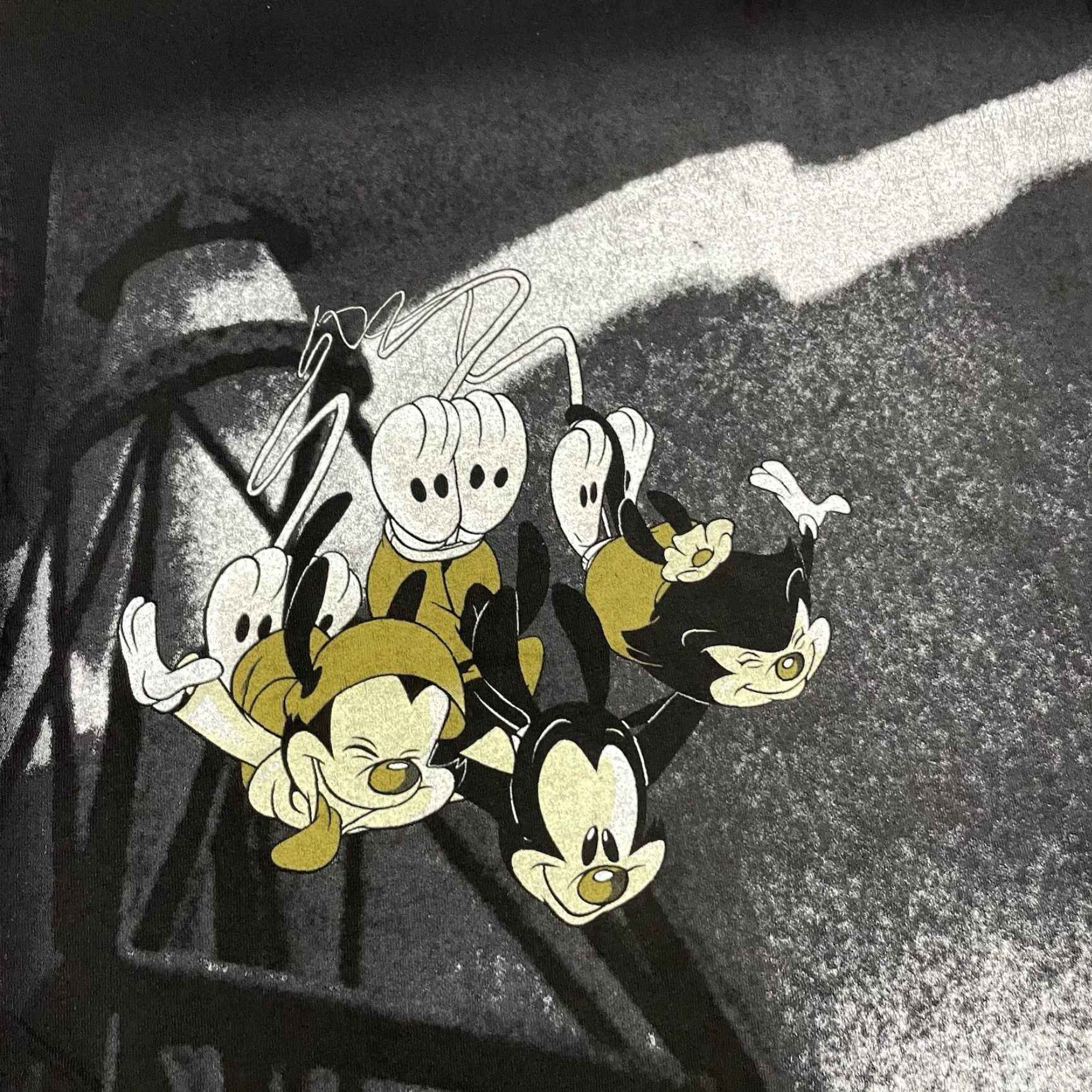 Vintage VINTAGE Animaniacs T Shirt Men L Warner Bros Double Sided 90s Graphic Tee Black Cotton Logo WB Size US L / EU 52-54 / 3 - 3 Thumbnail