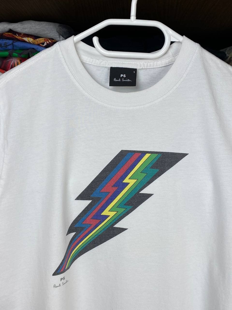 Paul Smith PS by Paul Smith "Rainbow Lightning" y2k Graphic Tee Size US S / EU 44-46 / 1 - 4 Thumbnail