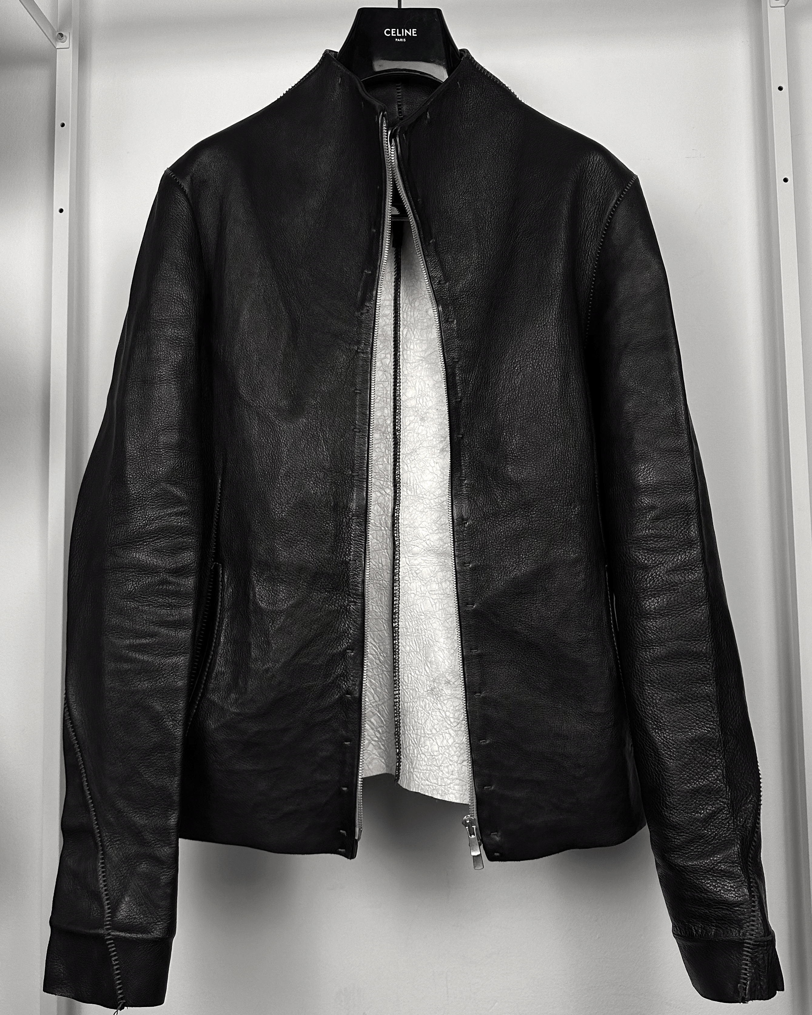 A1923 A1923 Augusta Diciannoveventitre Horse Leather Jacket Size US S / EU 44-46 / 1 - 4 Thumbnail