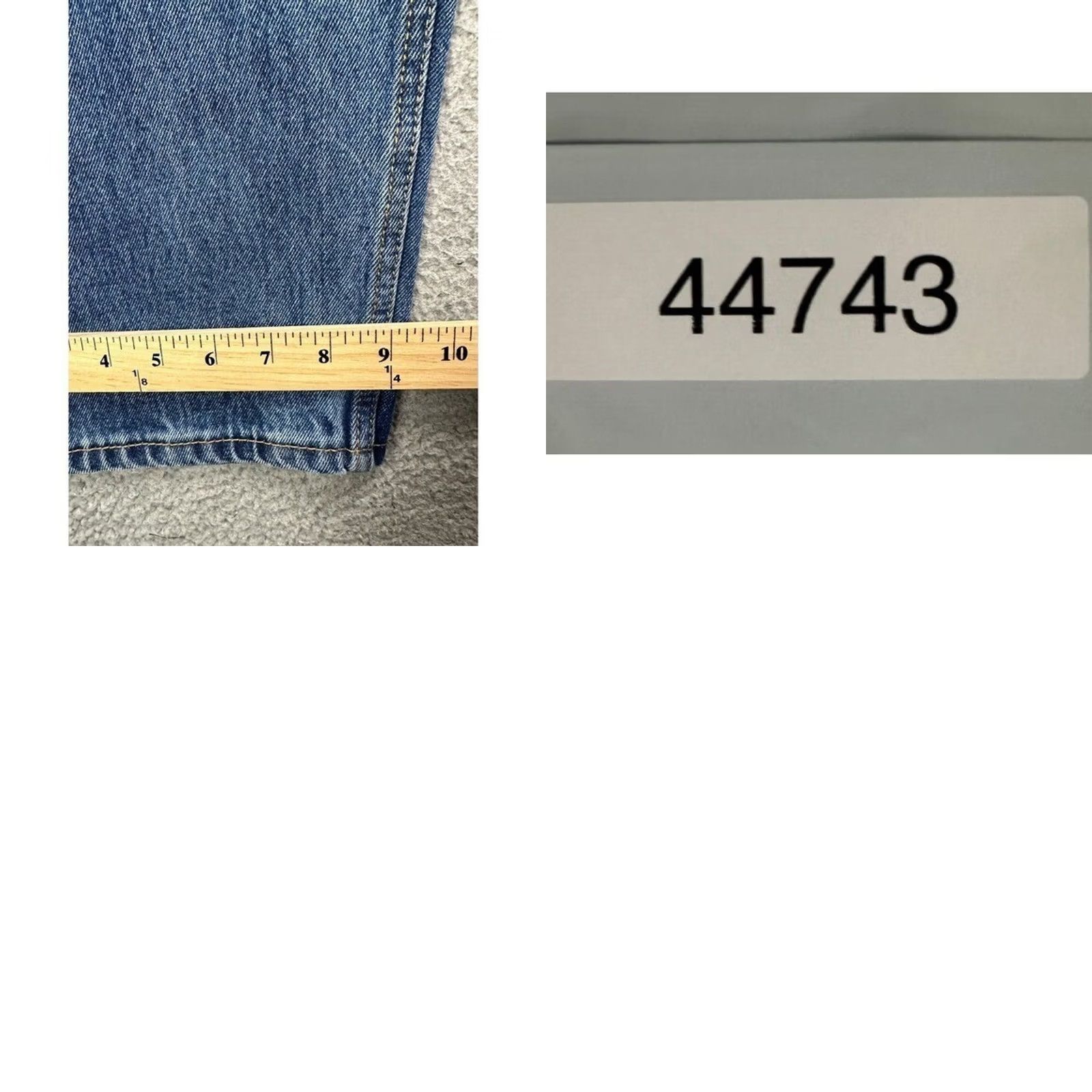 Levi's Levi's 505 Jeans Mens 42X30 Blue Regular Fit Straight Leg Denim Pants NEW Size US 42 / EU 58 - 9 Thumbnail