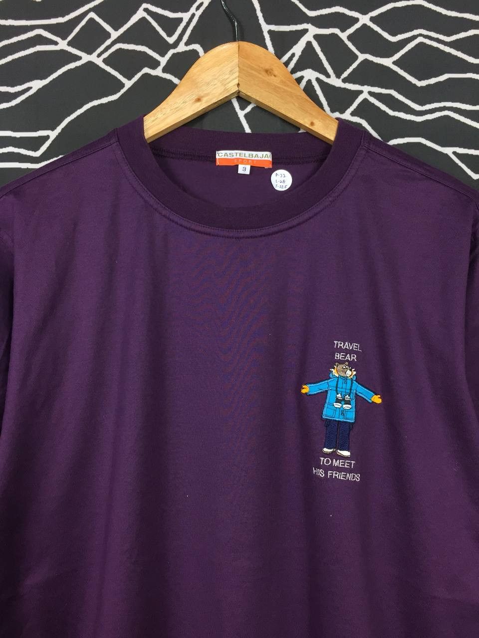 Jean Charles De Castelbajac Jean Charles De Castelbajac Travel Bear Embroidered Logo Tee Size US L / EU 52-54 / 3 - 3 Thumbnail