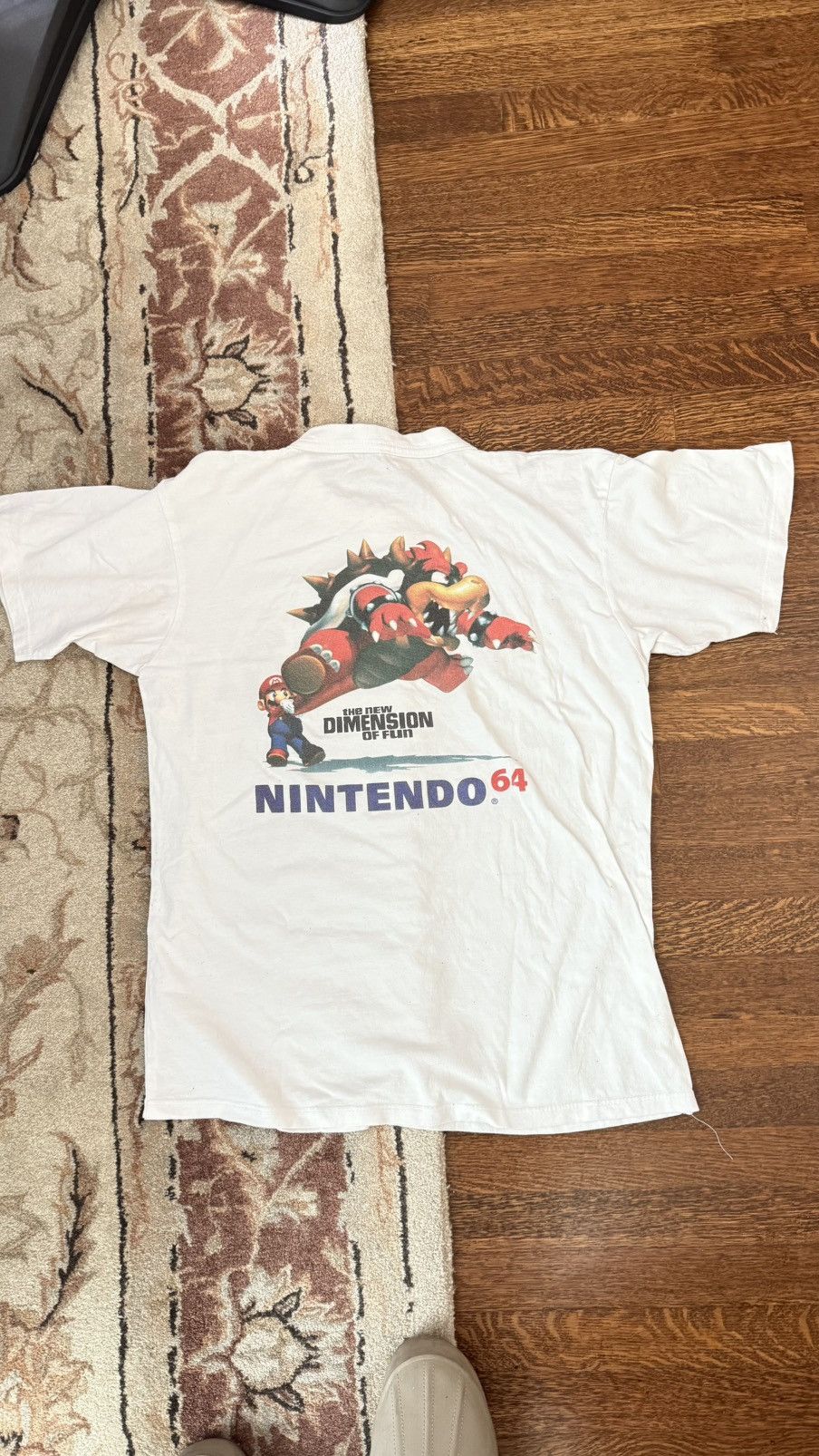 Nintendo × Vintage Nintendo N64 New Dimension Of Fun Vintage T-Shirt Rare Size US XL / EU 56 / 4 - 2 Thumbnail