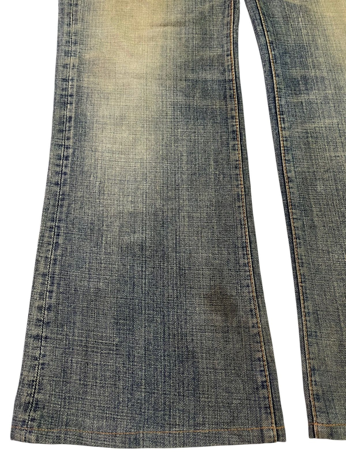 Hysteric Glamour Vintage Japanese Brand Mud Wash Distress Style Baggy Jeans Size US 36 / EU 52 - 7 Thumbnail