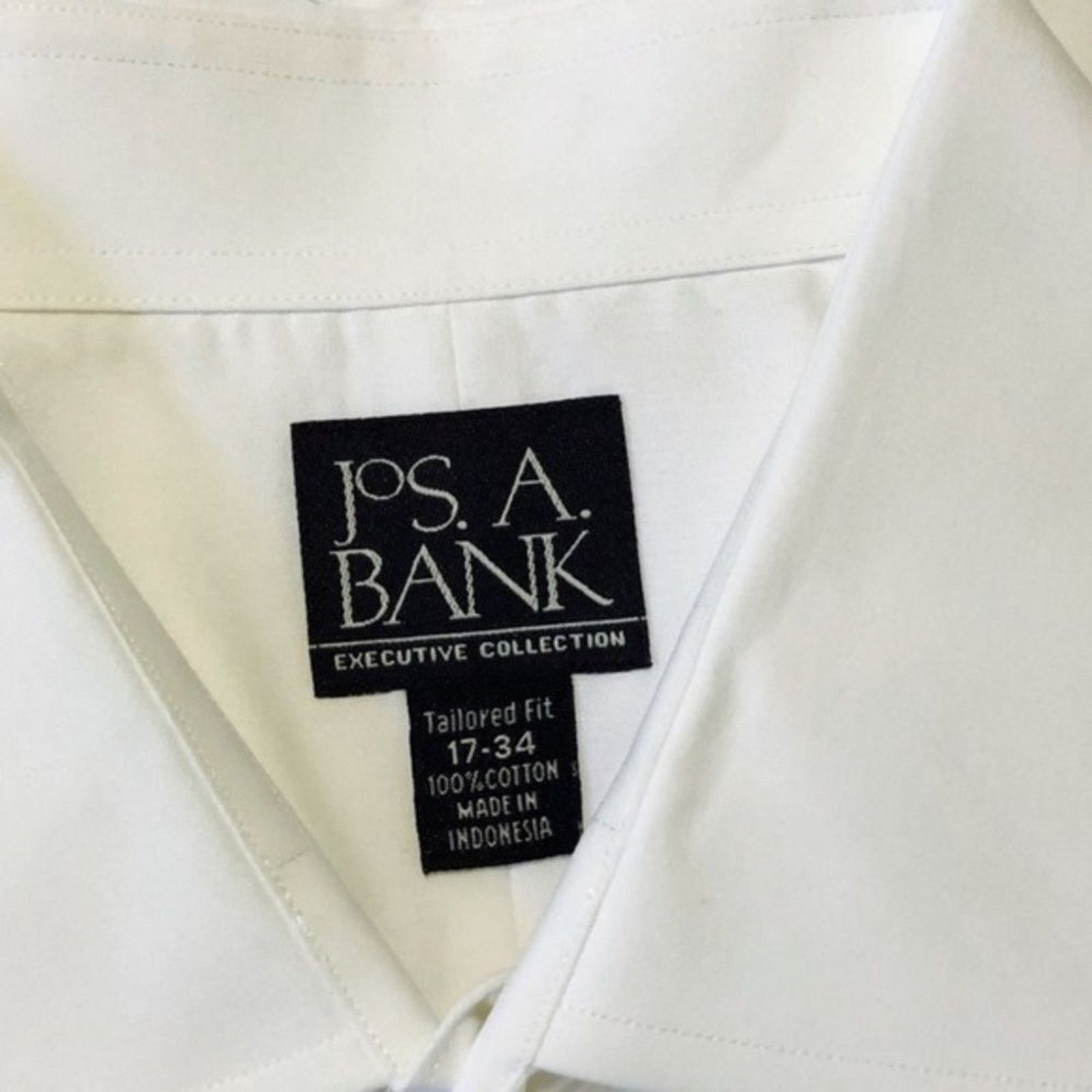 Jos. A. Bank Jos. A Bank white button down shirt | Sz 17 - 34 Size US L / EU 52-54 / 3 - 5 Thumbnail