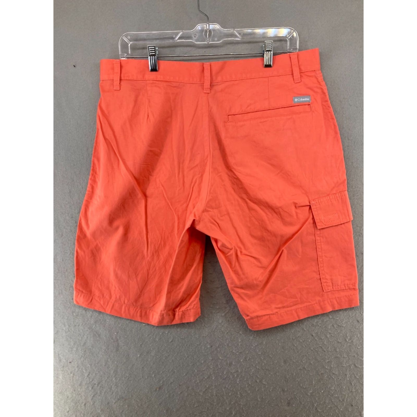 Vintage Columbia Mens Shorts 34 Orange Outdoor Cargo Pocket Chino Size US 34 / EU 50 - 6 Thumbnail