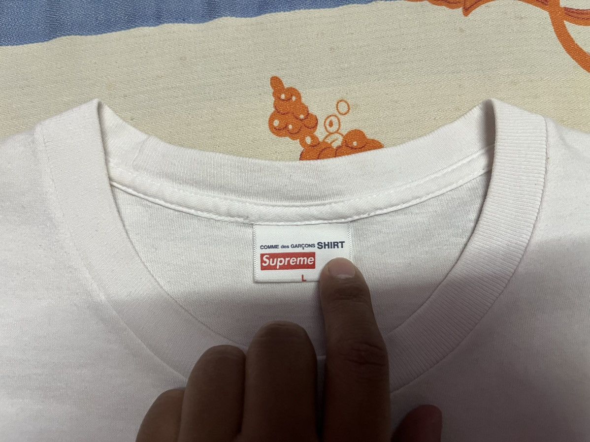Comme des Garcons SHIRT × Supreme SUPREME x CDG BOX LOGO TEE Size US L / EU 52-54 / 3 - 4 Thumbnail