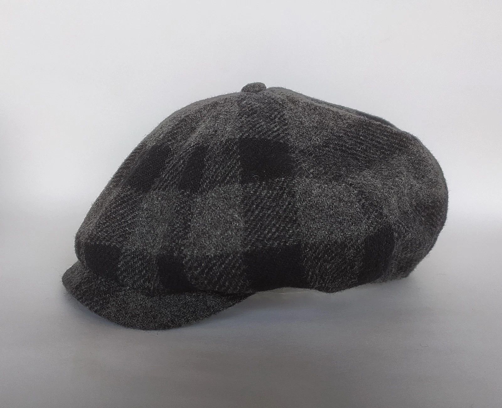 RRL Ralph Lauren DOUBLE RL Plaid Wool Twill Newsboy Cap T/3025 Size ONE SIZE - 3 Thumbnail