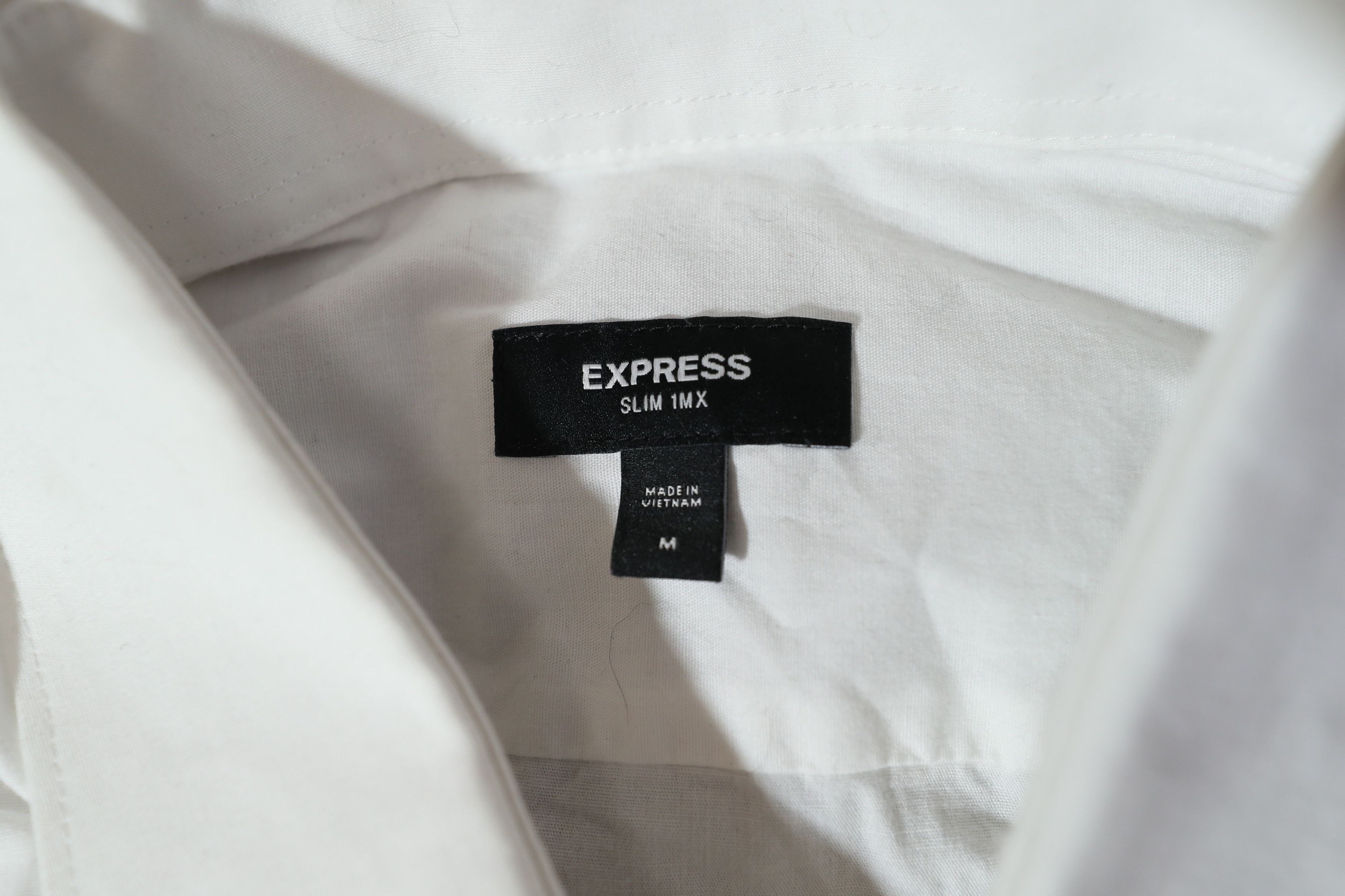 Express Express Slim Floral Graphic Stretch 1Mx Dress Shirt (M) Size US M / EU 48-50 / 2 - 9 Thumbnail