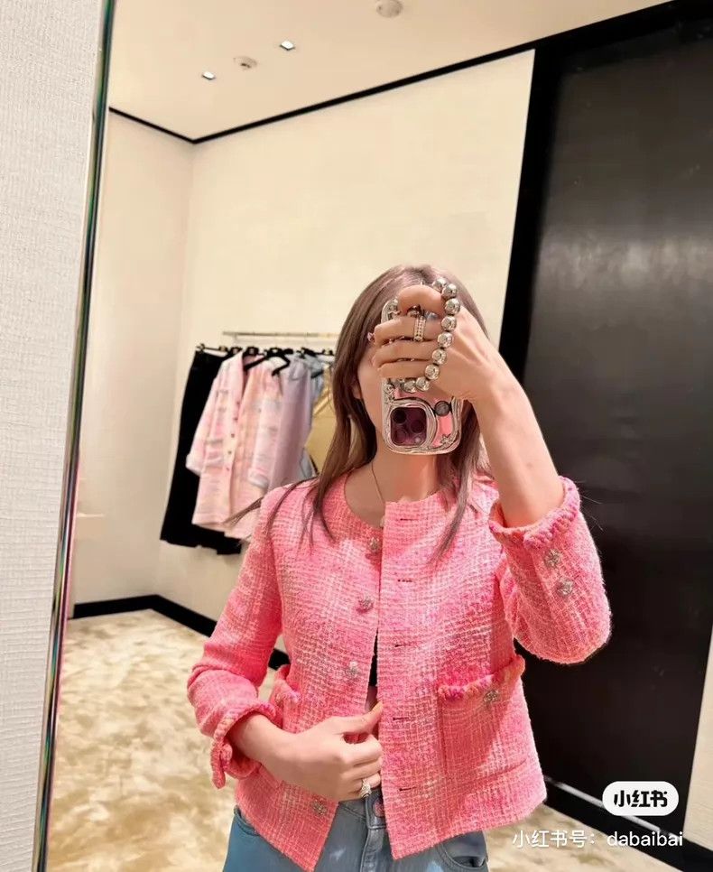 Chanel Chanel Pink coat Size XXS / US 00 / IT 34 - 6 Thumbnail