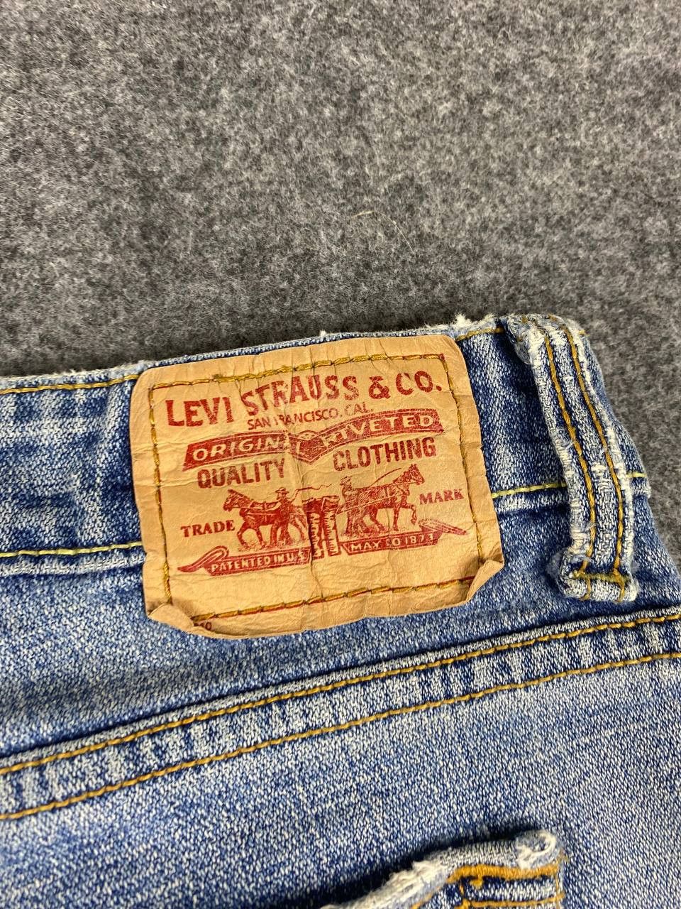 Levi's vintage levis 515 bootcut distressed denim nice design Size 32" / US 10 / IT 46 - 6 Thumbnail