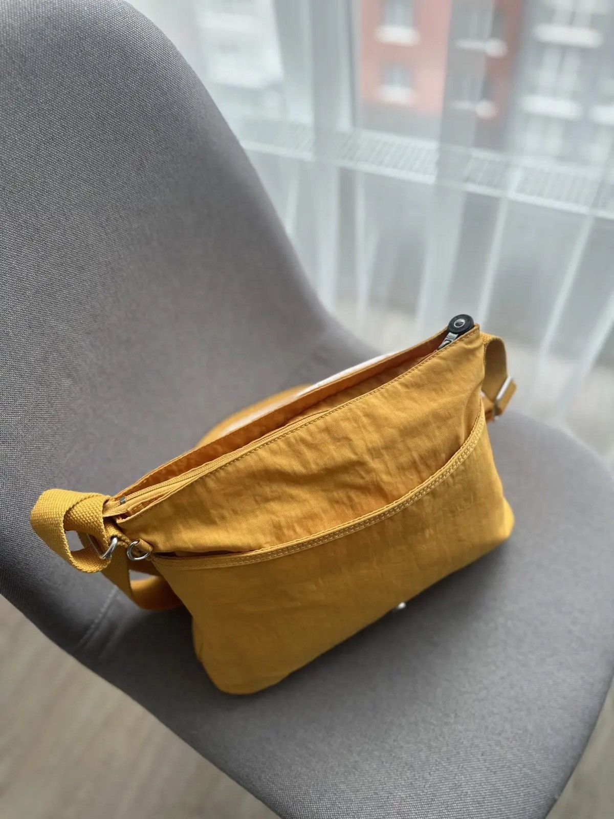 Vintage Vintage Kipling Yellow Bag Y2K Backpack Size ONE SIZE - 6 Thumbnail