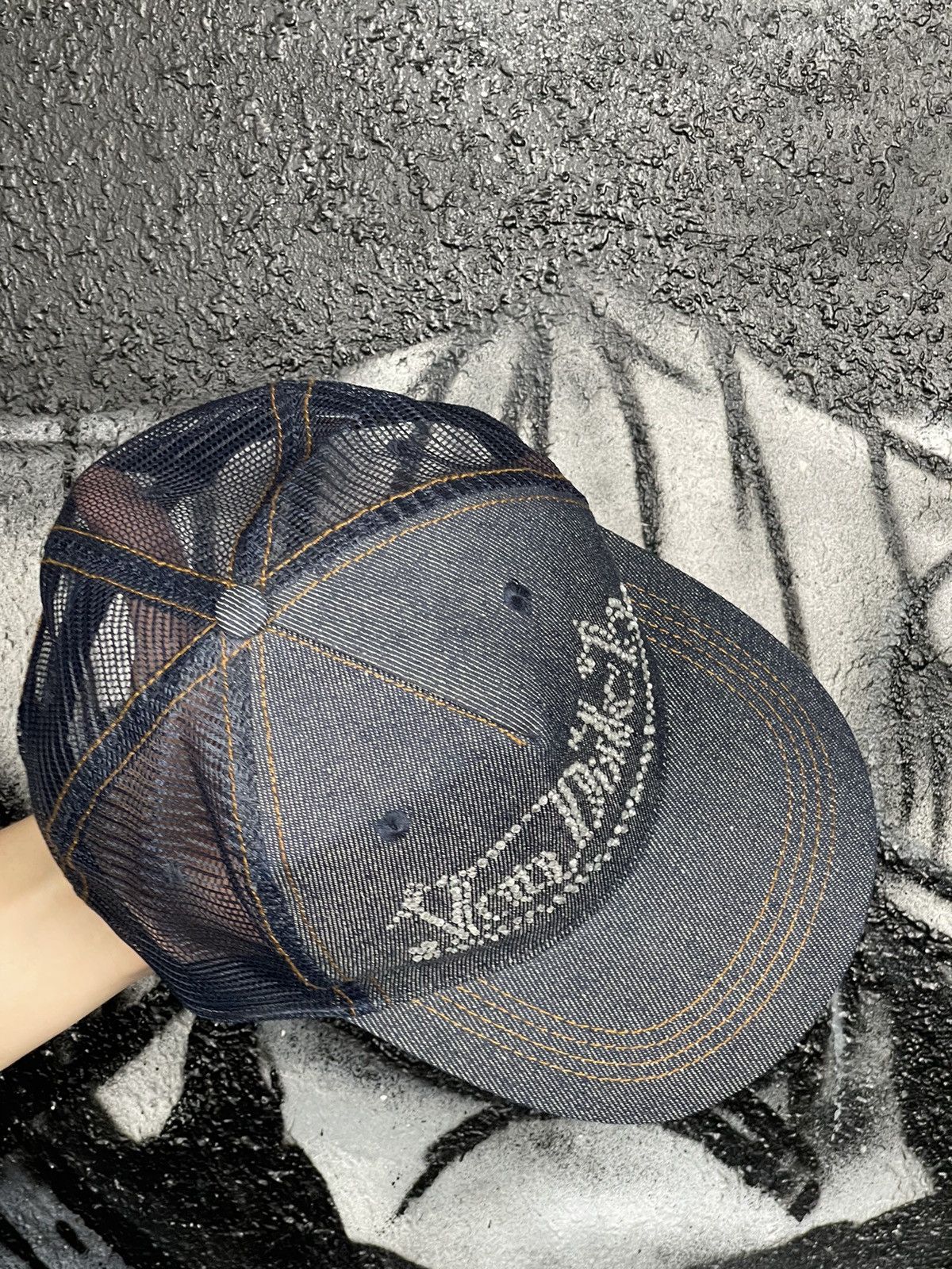 Von Dutch Von Dutch Y2K Logo With Rhinestones Originals Trucker Cap One Sized Fits Size ONE SIZE - 6 Thumbnail