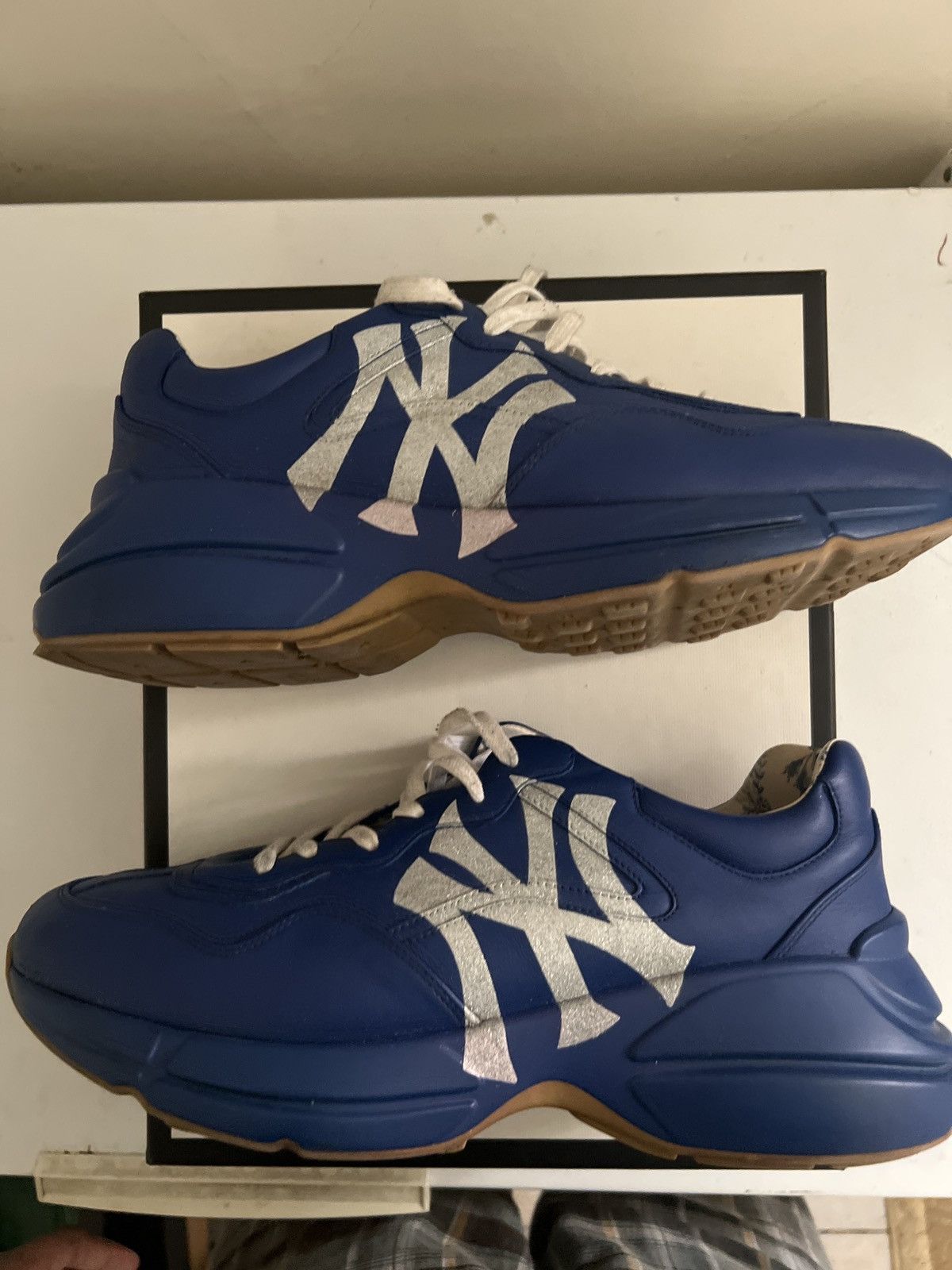 Gucci Gucci Rhyton NY Yankees Blue Size US 11.5 / EU 44-45 - 5 Thumbnail
