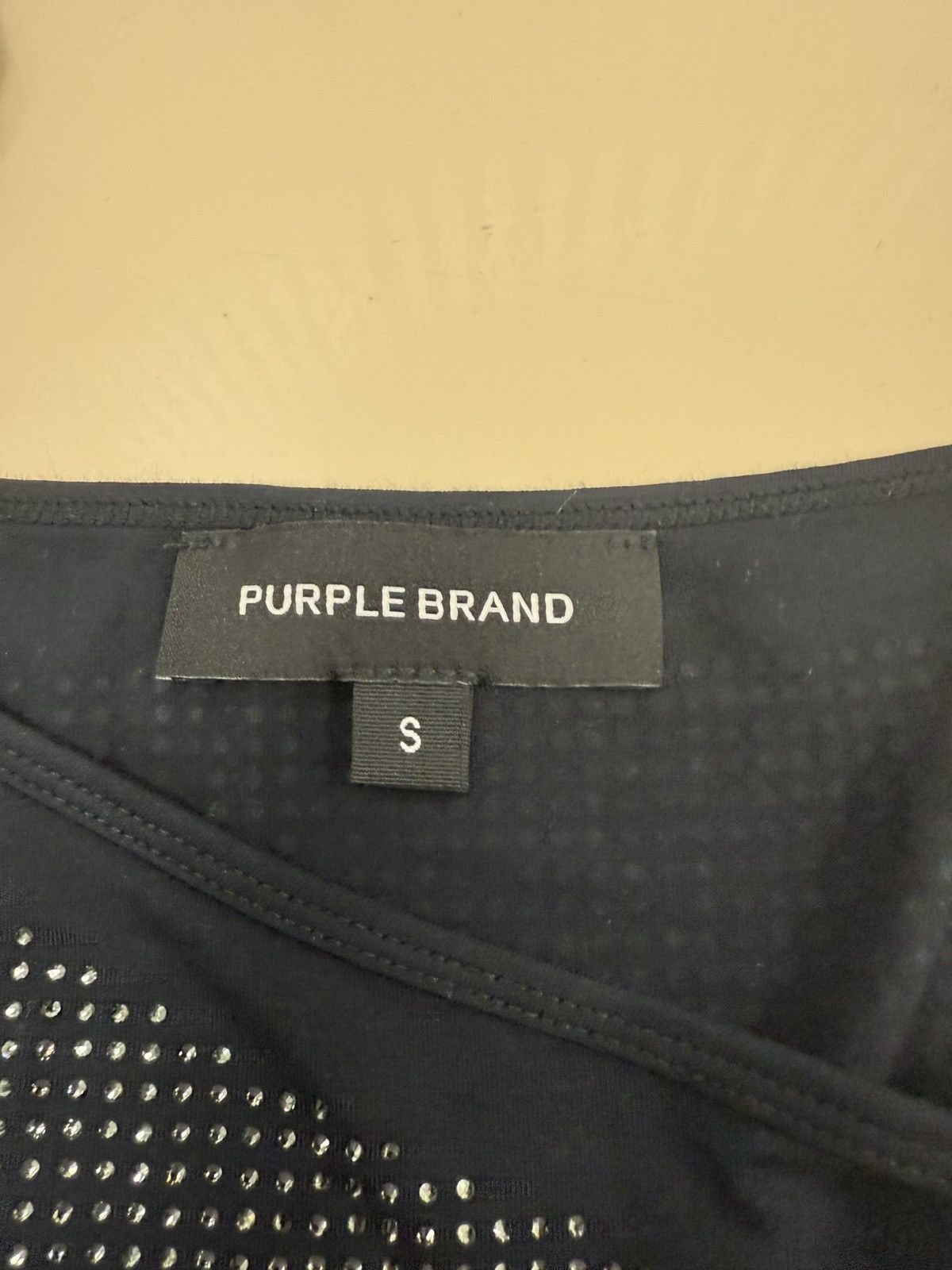 Other Purple Brand Rhinestone Jersey Black Size S / US 4 / IT 40 - 2 Thumbnail