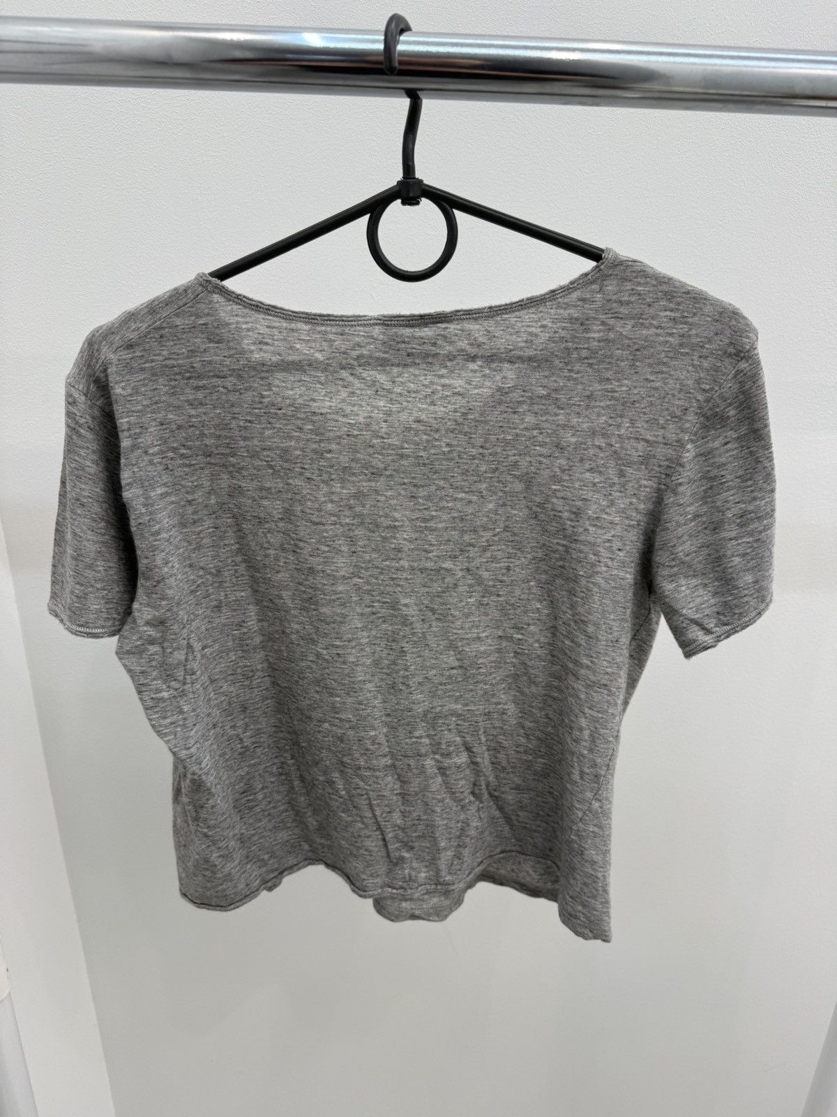 Saint Laurent Paris Saint Laurent Paris Short Sleeve Cotton Crop Top Tee Size M / US 6-8 / IT 42-44 - 2 Thumbnail