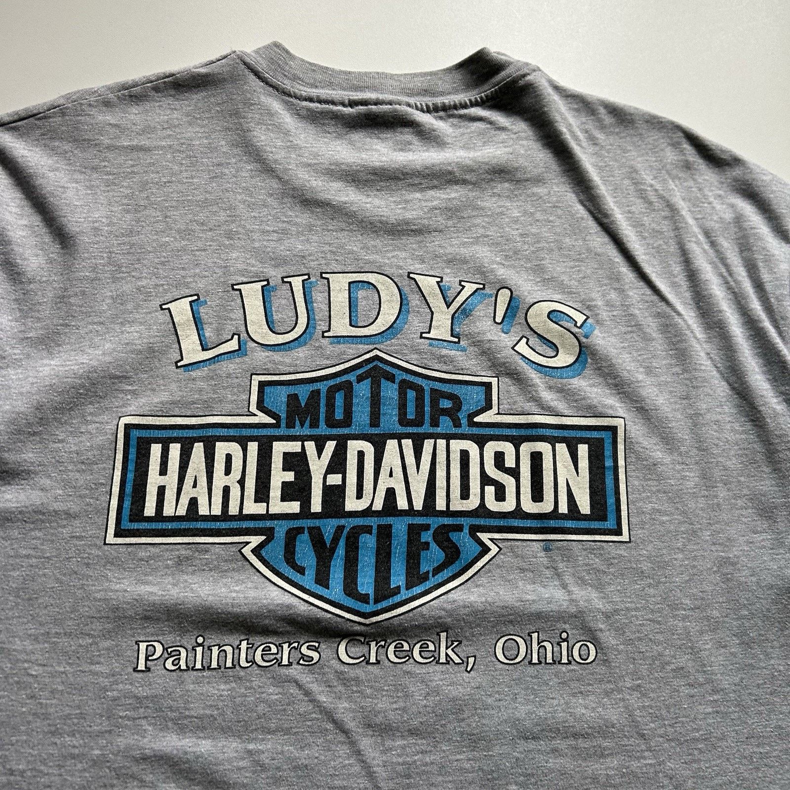 Harley Davidson × Vintage Vintage 90s Harley-Davidson Fat Boy T-Shirt XL Made In USA Size US XL / EU 56 / 4 - 4 Thumbnail