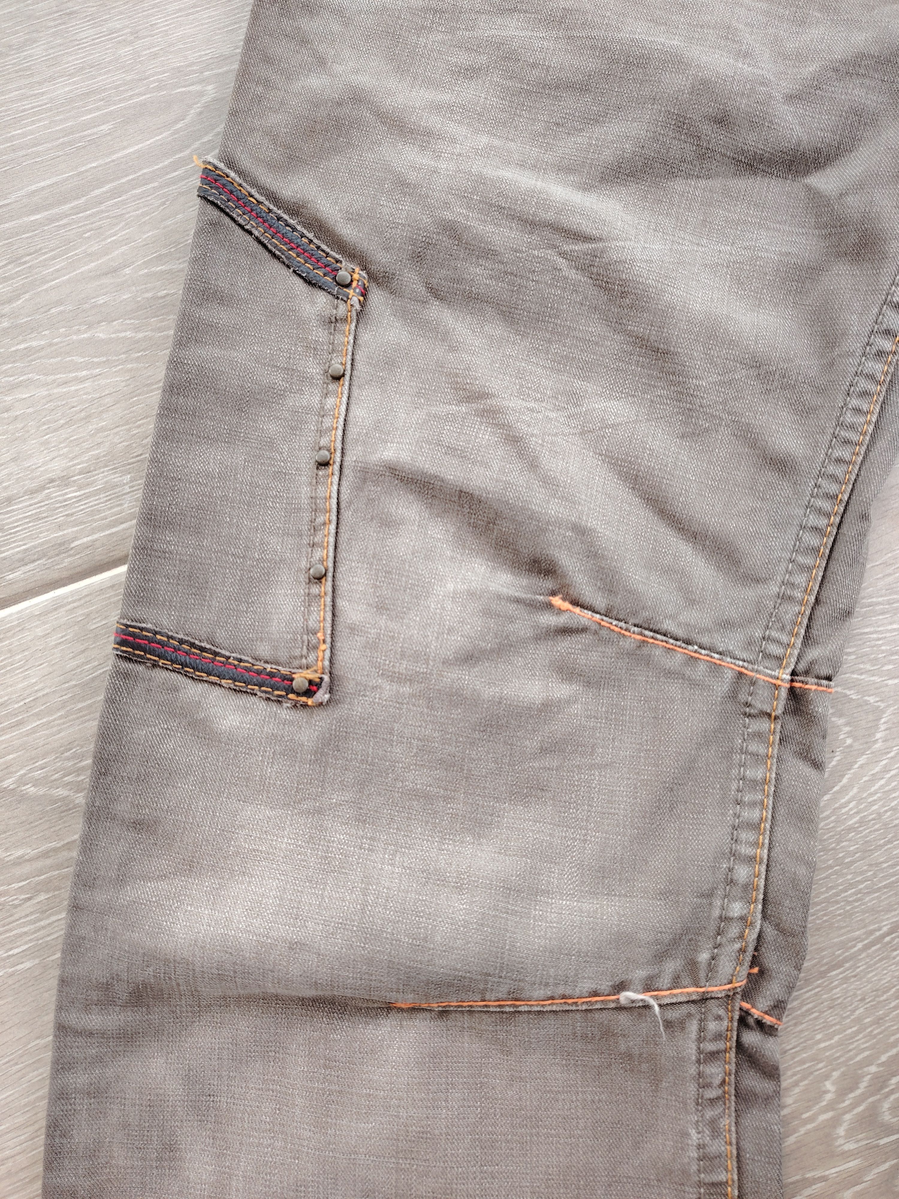 Japanese Brand Rare Japanese Twenty Works Studded Leather Jeans Pant Size US 30 / EU 46 - 9 Thumbnail