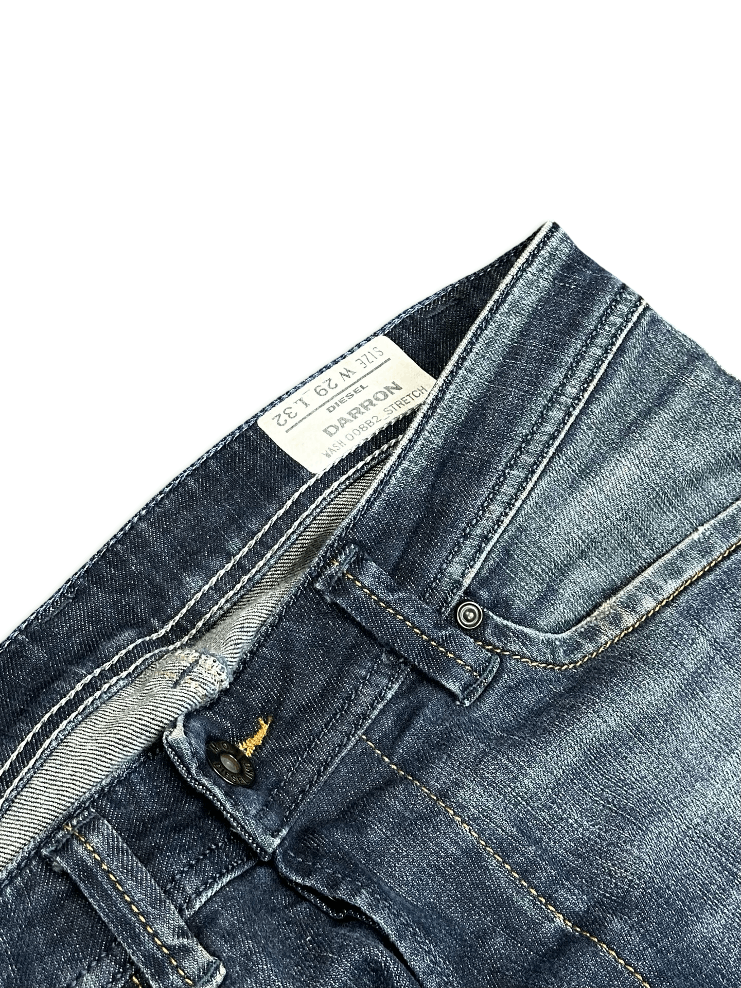 Diesel Diesel Darrow distressed fadded vintage printed denim jeans Size US 29 - 6 Thumbnail