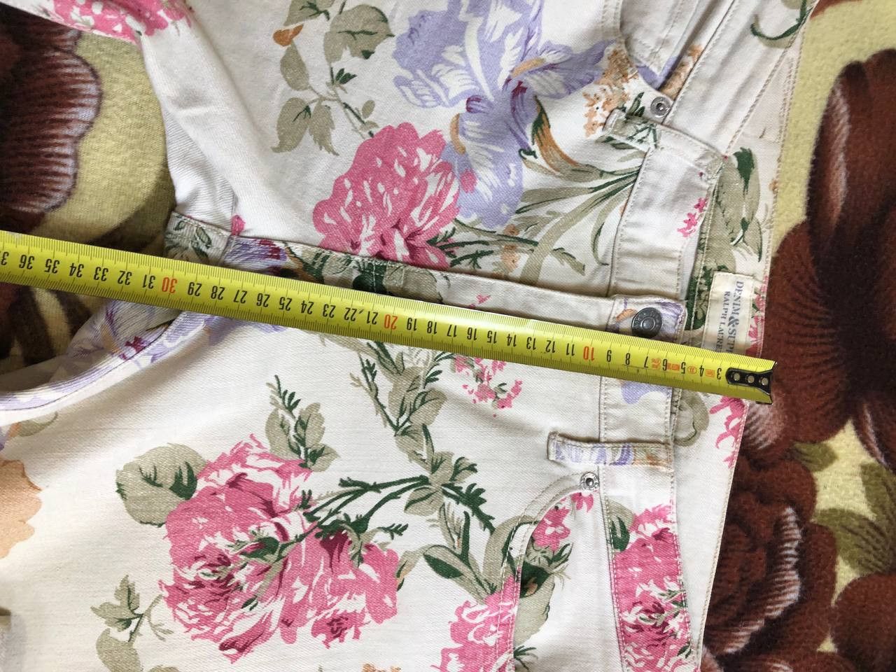 Denim & Supply Ralph Lauren Denim & Supply Ralph Lauren Jeans Floral Skinny Denim Size 29" - 8 Thumbnail