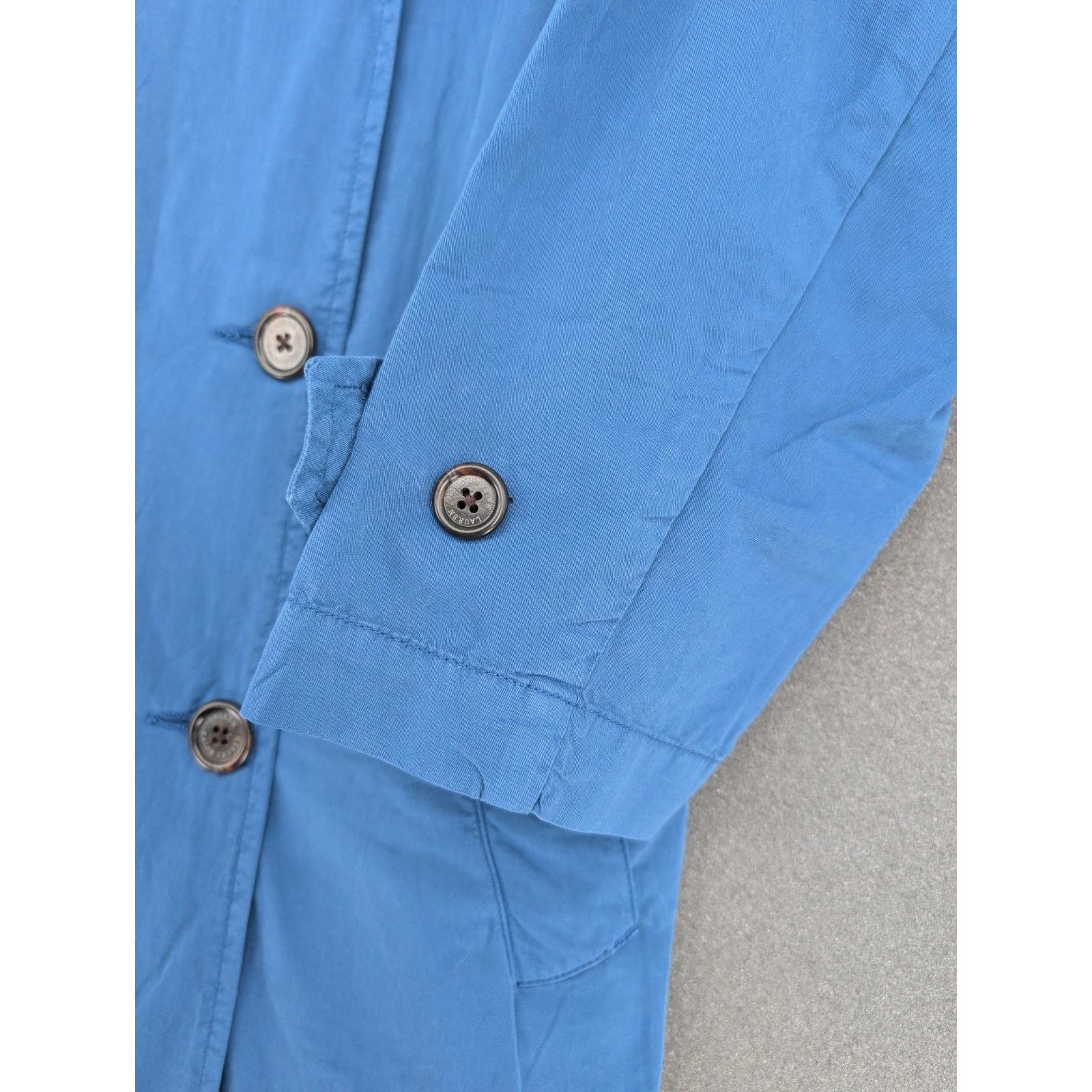 Lauren Ralph Lauren Lauren Ralph Lauren Trench Coat Women 4 Blue Classic Double Size S / US 4 / IT 40 - 4 Thumbnail