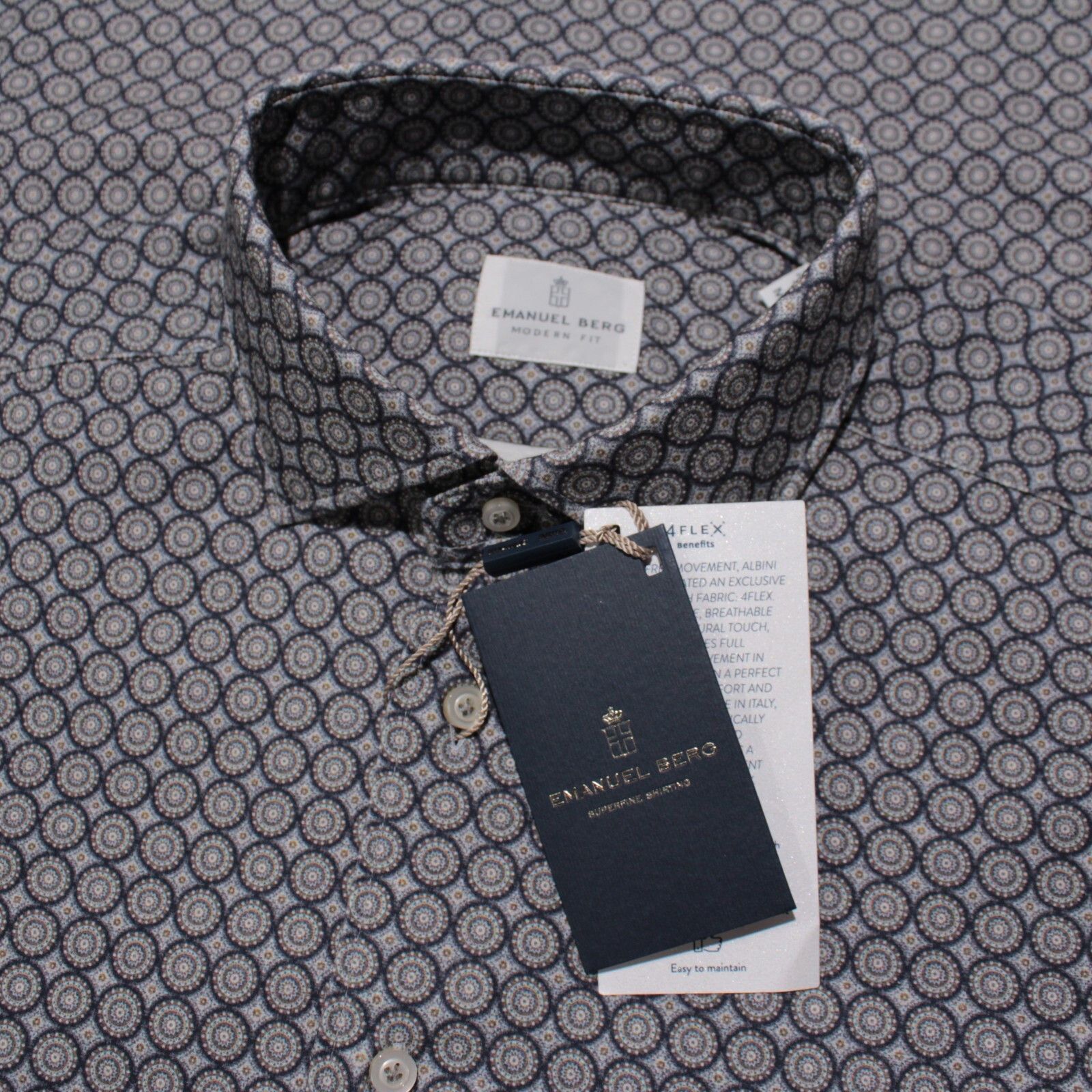 Other Emanuel Berg New with tags Shirt Size L US In Gray Size US L / EU 52-54 / 3 - 1 Thumbnail