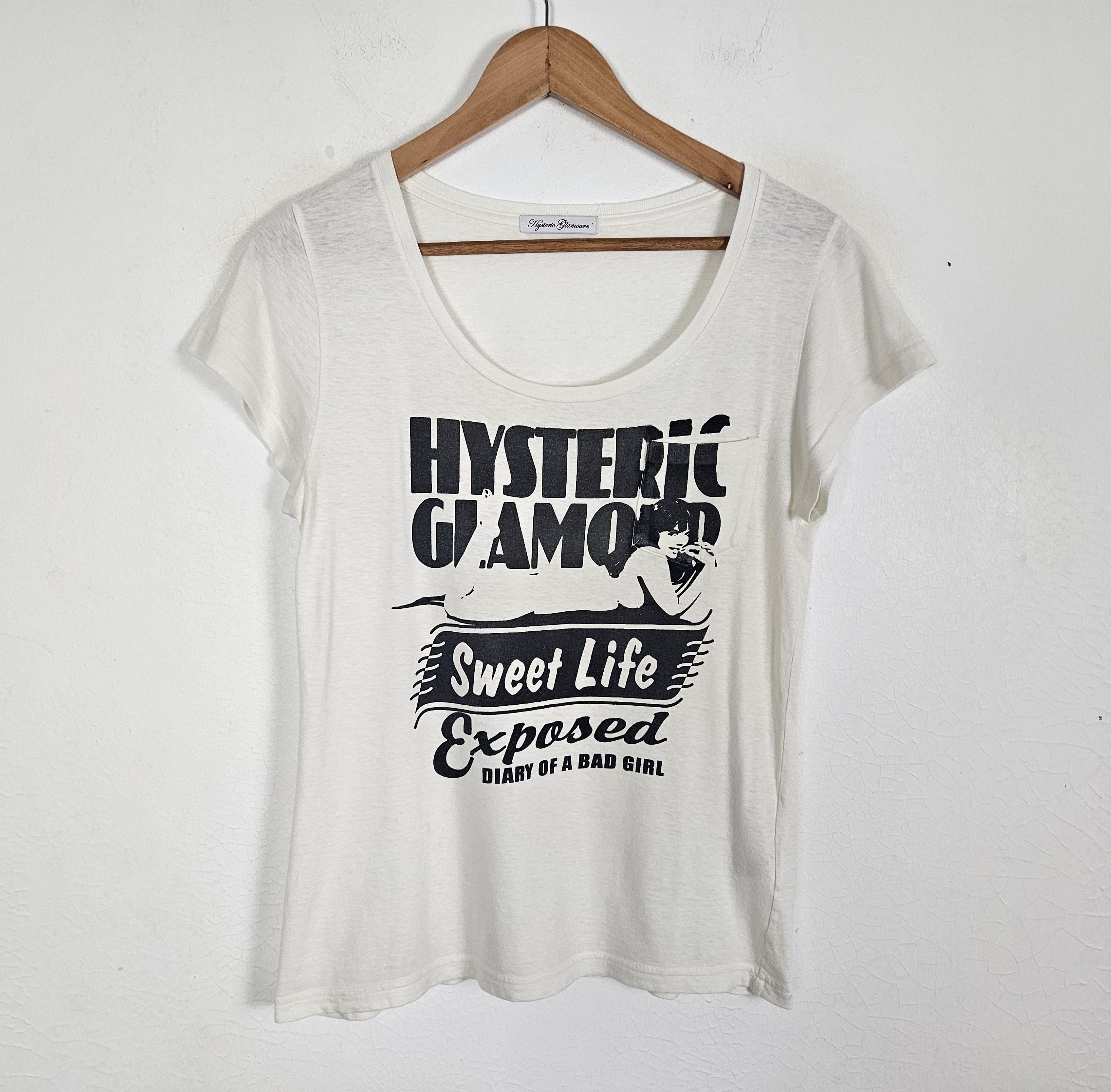 Hysteric Glamour Hysteric Glamour Diary of A Bad Girl shirt Size US S / EU 44-46 / 1 - 2 Thumbnail