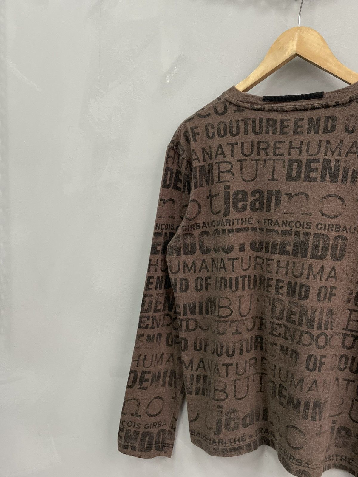 Marithe + Francois Girbaud Rare Marithe Francois Girbaud Monogram long sleeve tee Size US M / EU 48-50 / 2 - 12 Thumbnail