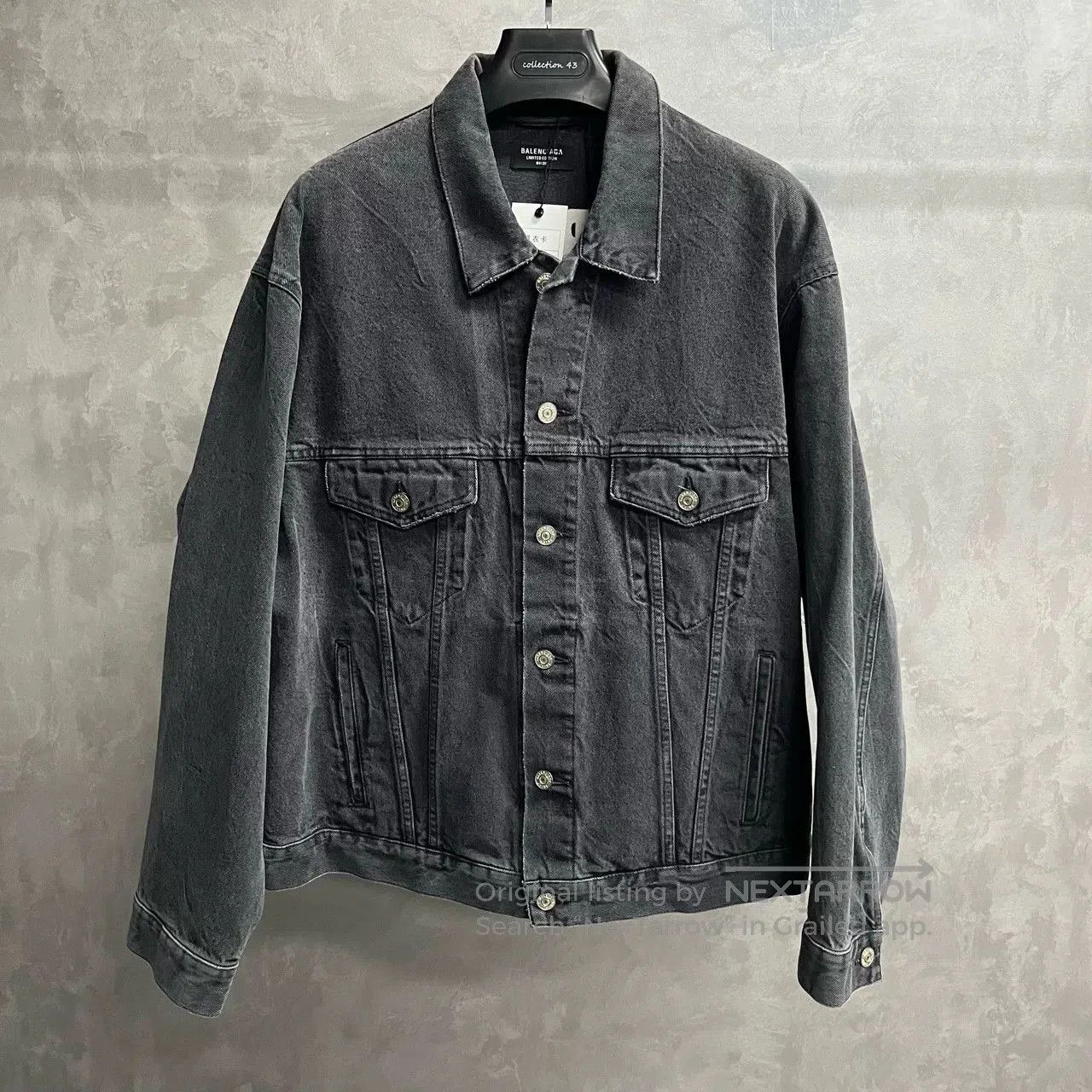 Balenciaga Balenciaga Black Washed Denim Jacket. Size US S / EU 44-46 / 1 - 2 Thumbnail