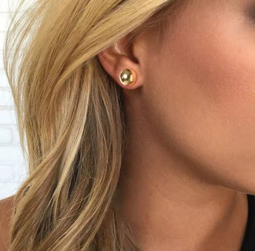 Other 12mm Ball Stud Earrings Size ONE SIZE - 3 Thumbnail