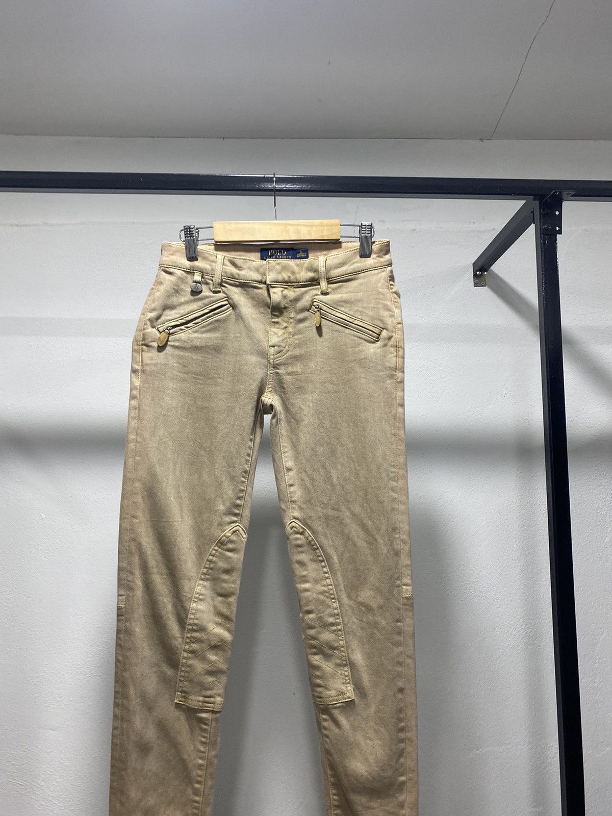 Polo Ralph Lauren × Vintage Rare☠️Polo Ralph Lauren Jodhpurs Horses Pants Unique Size 28" / US 6 / IT 42 - 2 Thumbnail