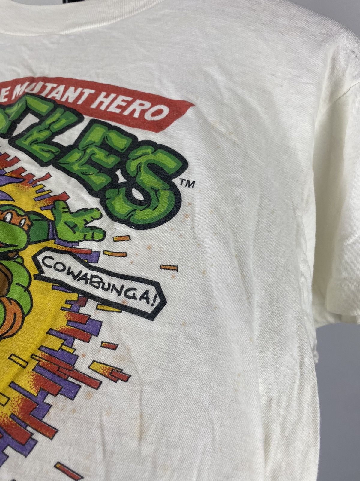 Cartoon Network × Vintage 🔥1990 Teenage Turles Mutant Hero Mirage Studios T Shirt Men Size US S / EU 44-46 / 1 - 4 Thumbnail