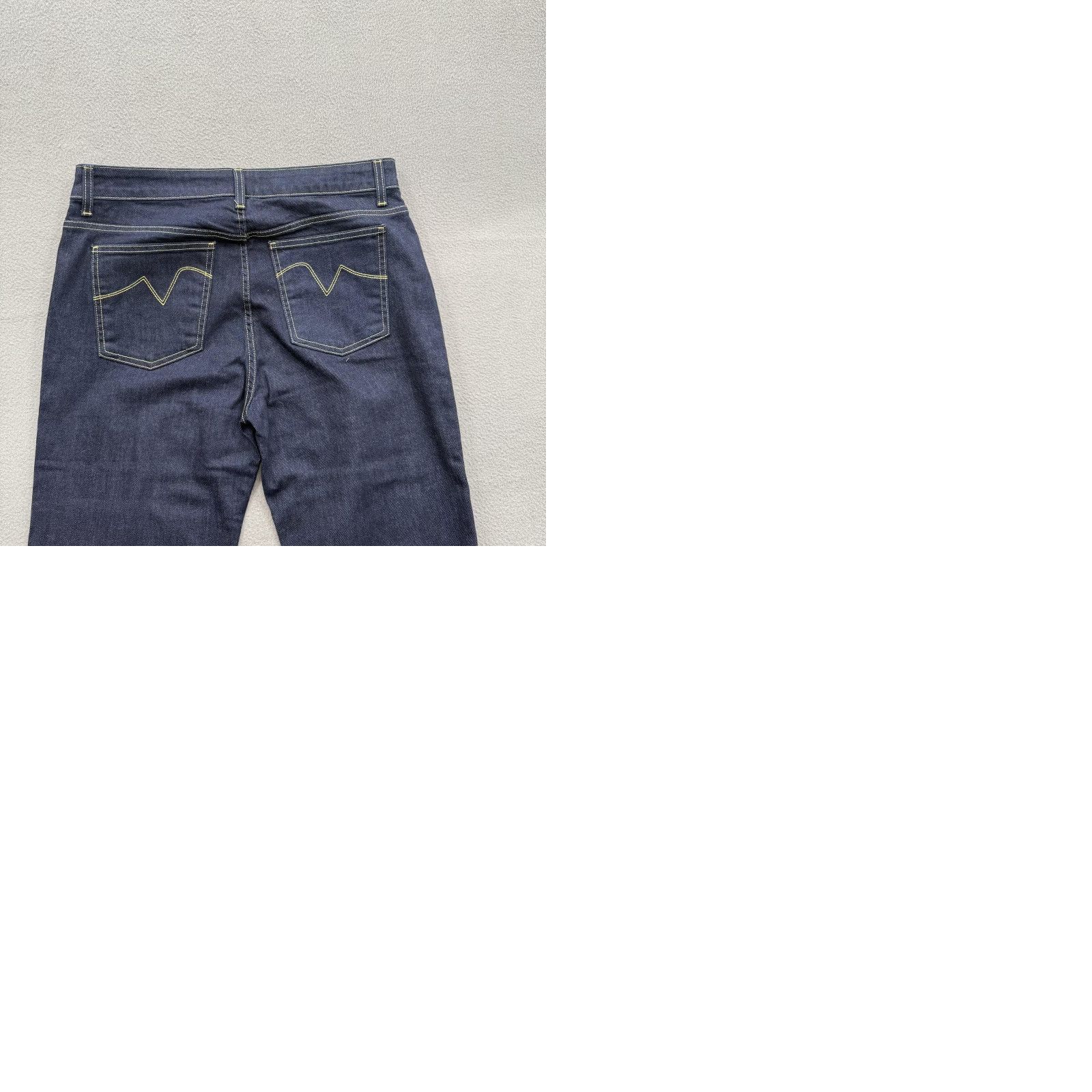 Vintage Schaefer Outfitter Jeans Womens 31 Dark Indigo Bootcut Denim Zip Pocket Spandex 31R 31L USA Womens Boots Size 24" / US 00 / IT 34 - 9 Thumbnail