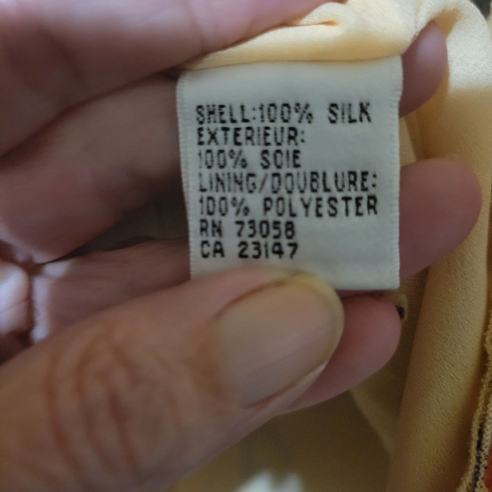 & Other Stories VTG Y2K Talbots Midi Skirt 100% Silk Leaf/Animal Print Sz 8p Size 30" / US 8 / IT 44 - 7 Thumbnail
