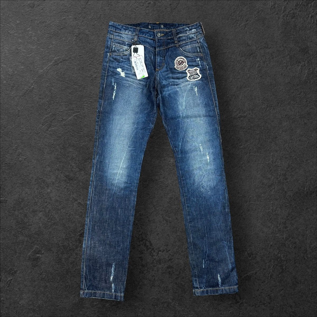Dolce & Gabbana × Vintage Dolce Gabbana Junior Lighting Washed Distressed Jeans Denim Size US 29 - 1 Thumbnail